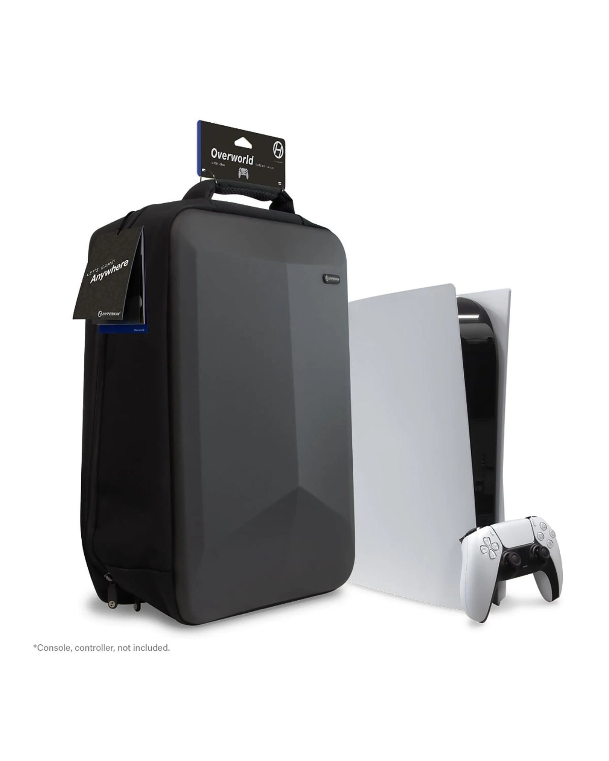 7 Hyperkin Let's Game Anywhere Overworld Backpack for PS5 - Black, 7 of 8