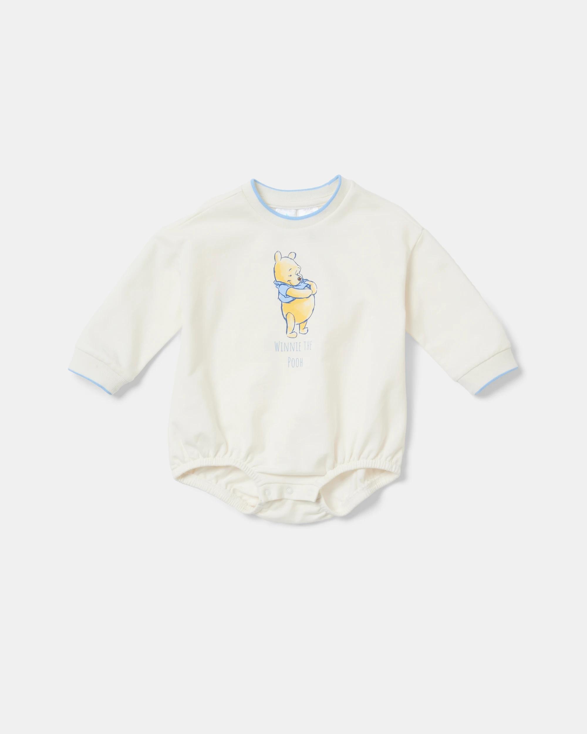 1 Winne the Pooh License Long Sleeve Print Bodysuit Wtp, 1 of 3