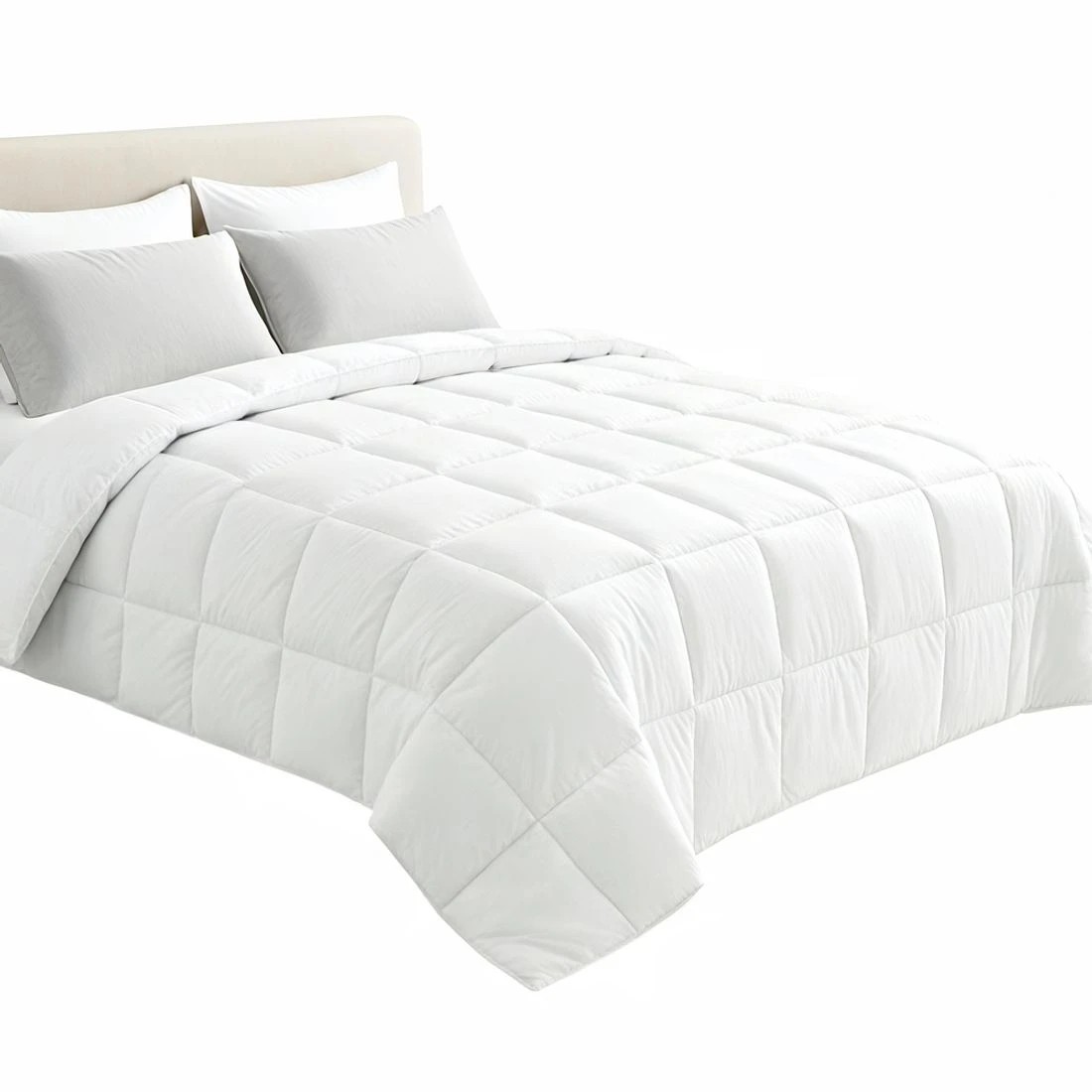 3 Giselle Bedding Super King Size 400GSM Microfiber Quilt All Season Duvet Quilts Comforter Winter Summer - Multi, 3 of 8