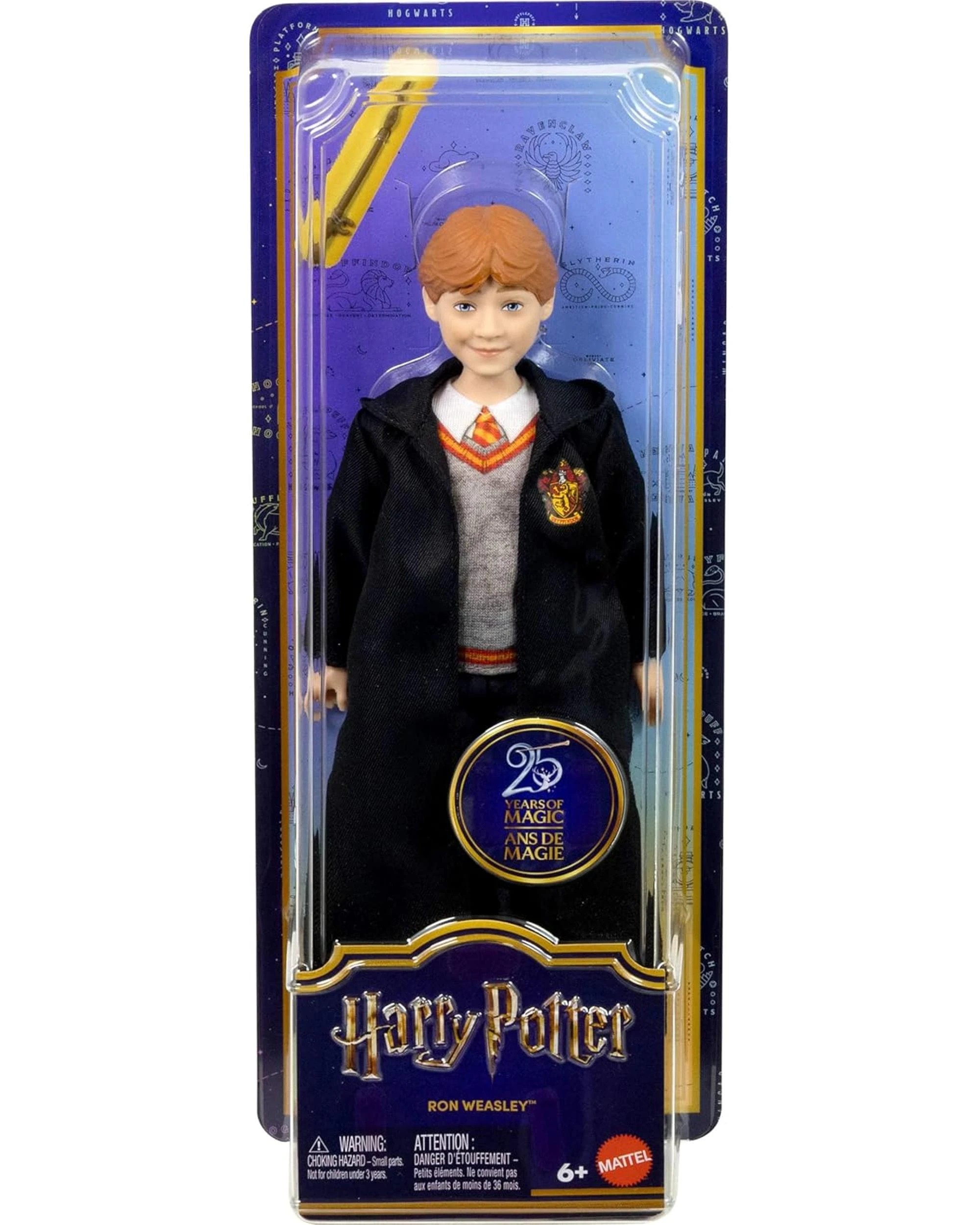 1 Harry Potter 25th Anniversary Ron Weasley Fashion Doll, 1 of 5