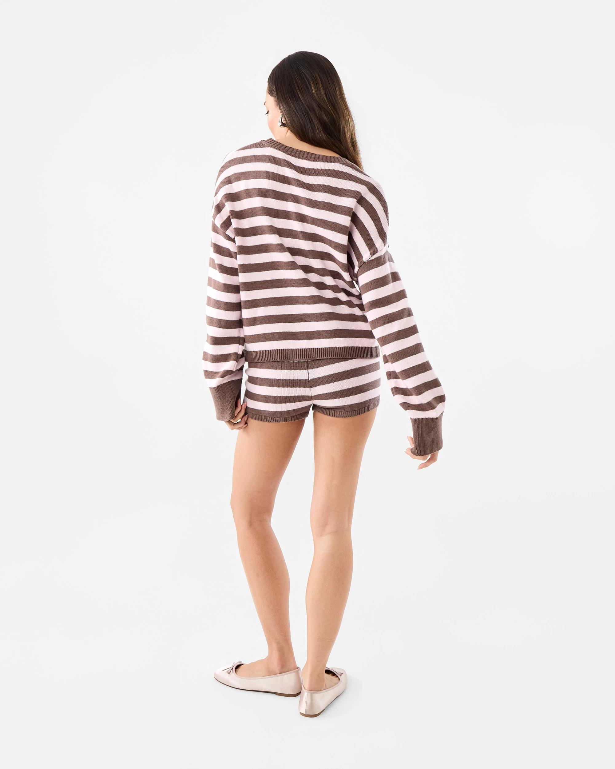 4 Knit Fold Over Shorts Bllet Pink, 4 of 10
