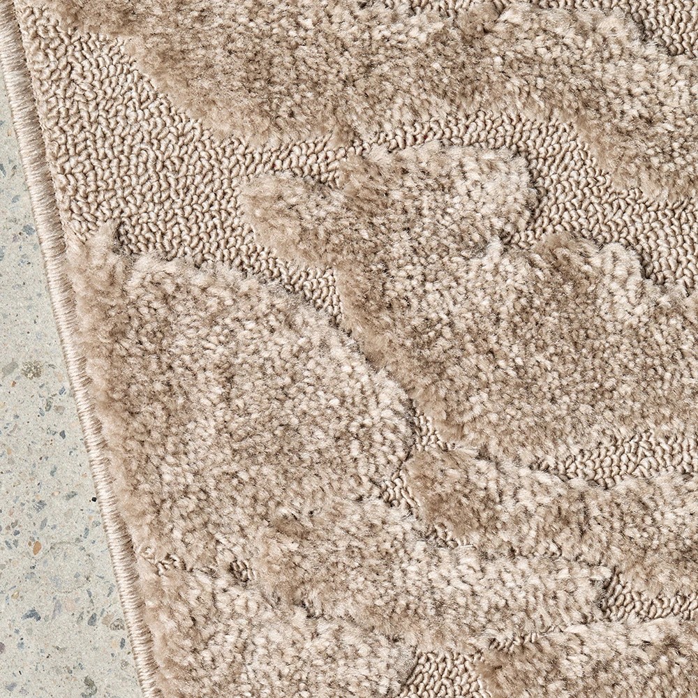 4 Common Ground Rugs Sanctuary Nyla 330x240cm - Extra Large Power Loomed Floor Rug - Beige, 4 of 7
