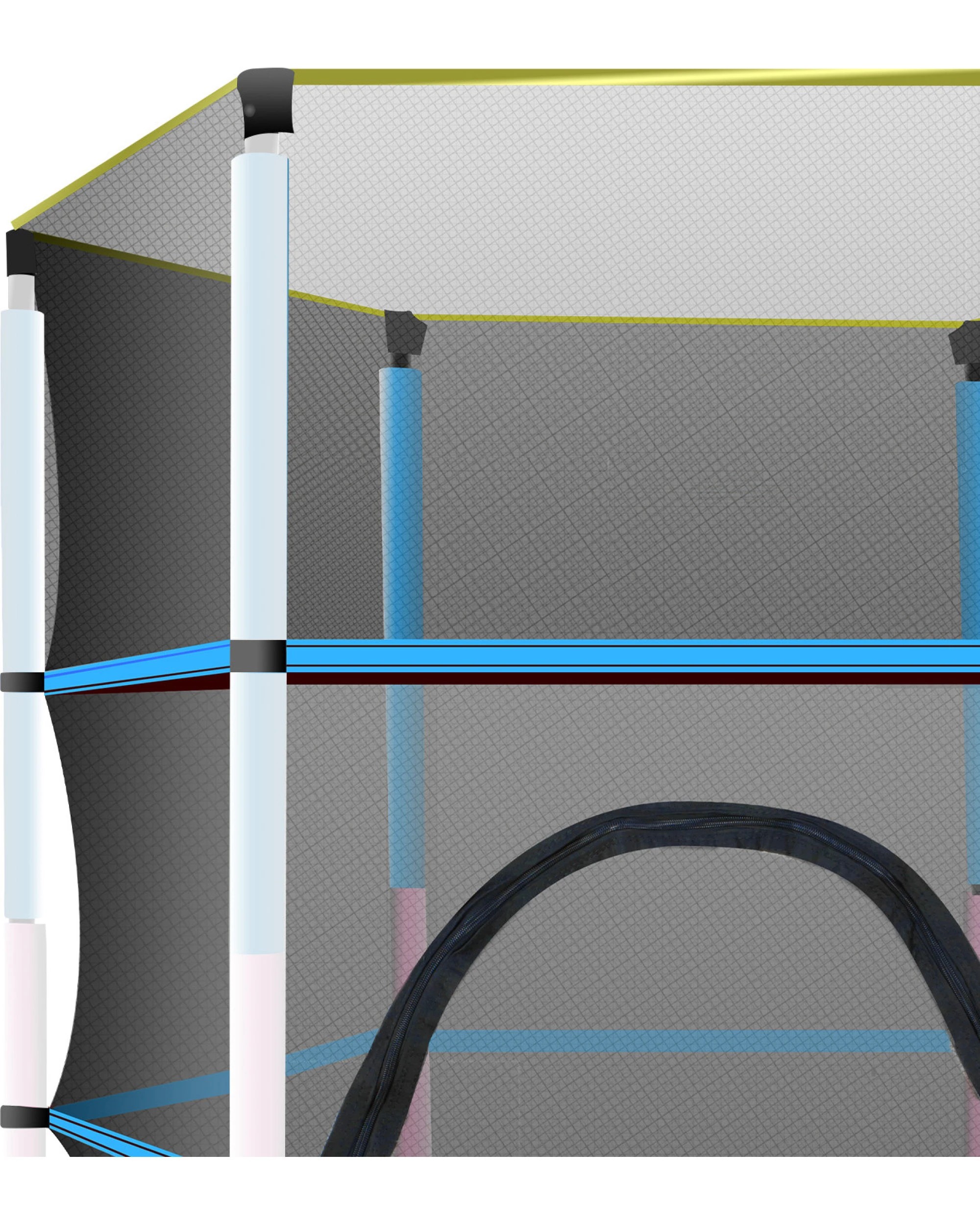 4 Kahuna 4.5ft Trampoline Replacement Net- Black, 4 of 8