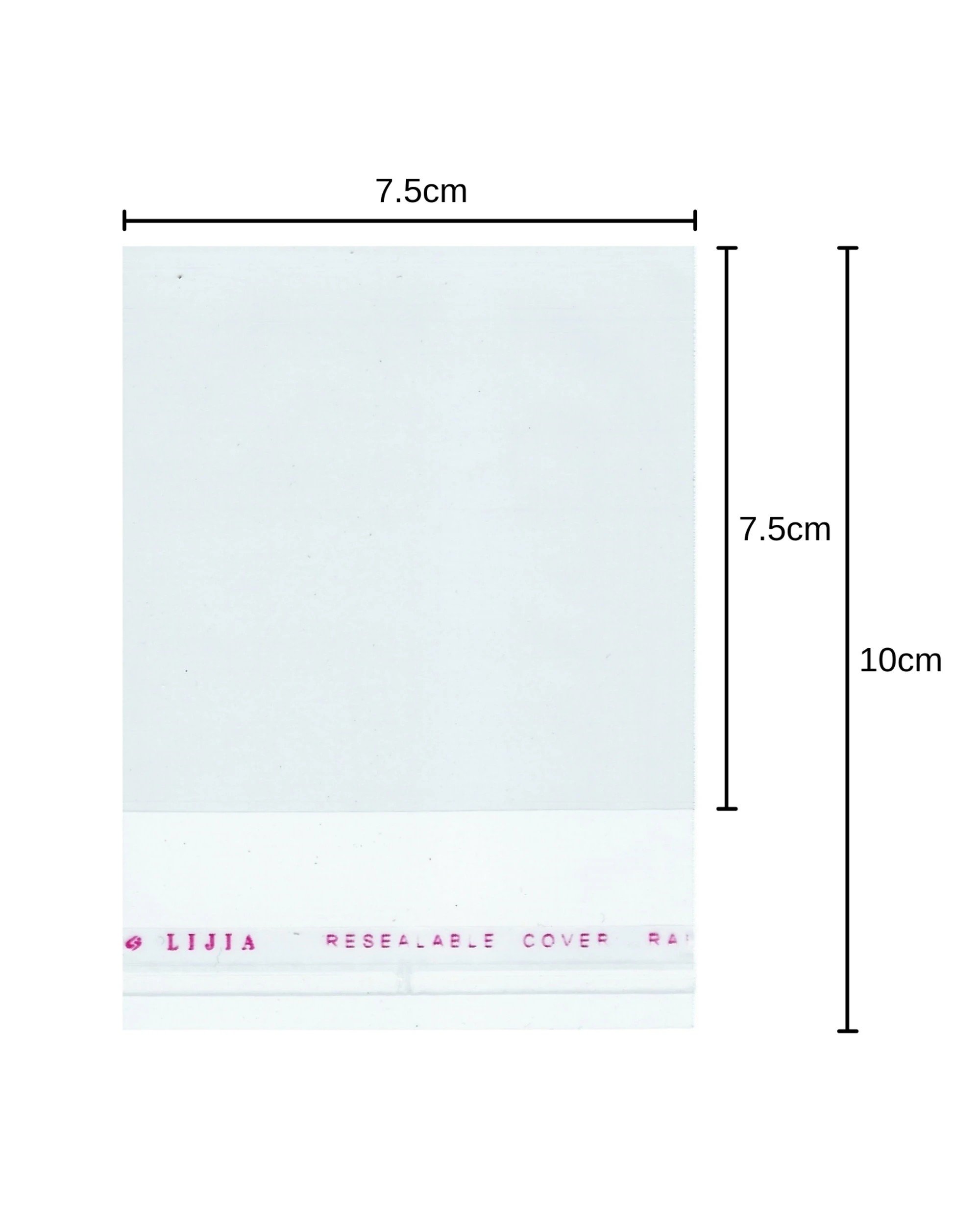 2 Durmaz Clear Peel and Seal Cello Bags 7.5cm x 10cm Pack of 100, 2 of 2