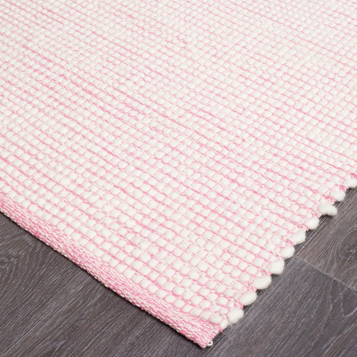 3 Common Ground Rugs Atelier 320x230cm - Extra Large Hand Loomed Wool Floor Rug - Pink, 3 of 7