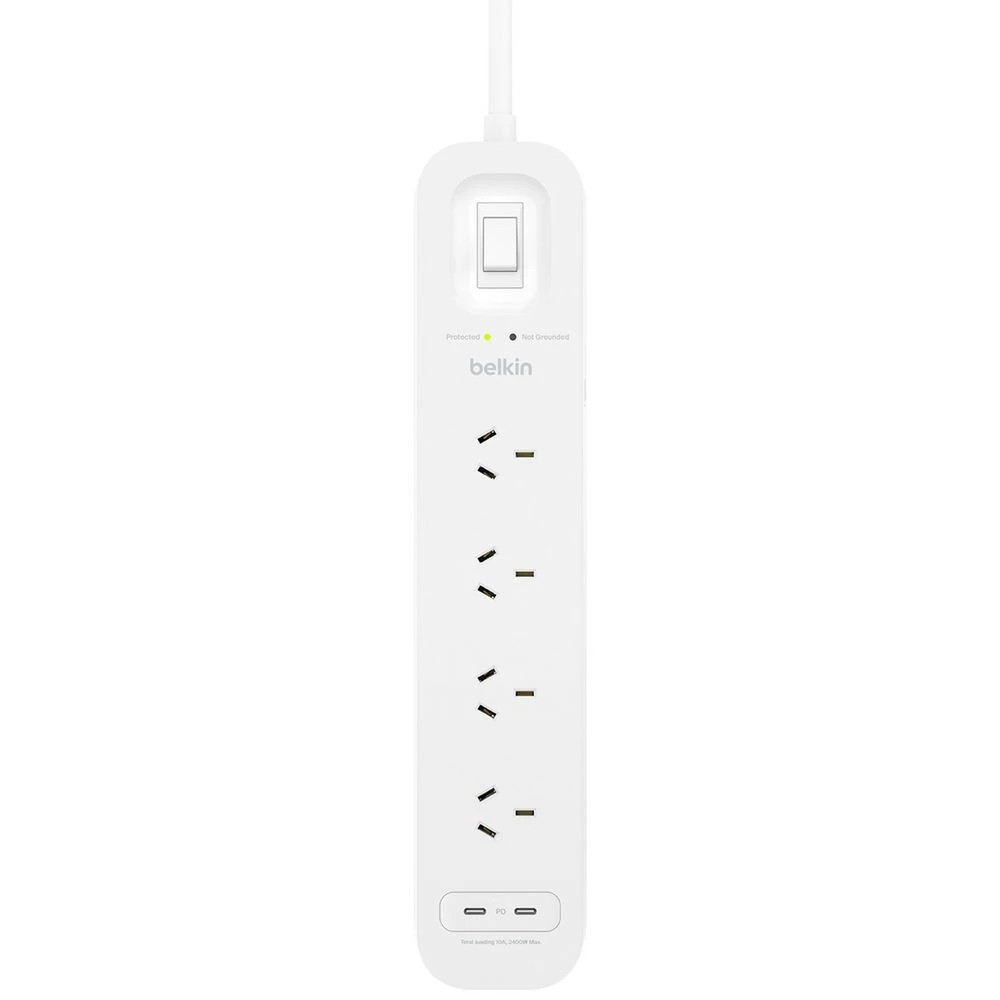2 Belkin Connect 4-Outlet 2 USB Surge Protector, 2 of 9