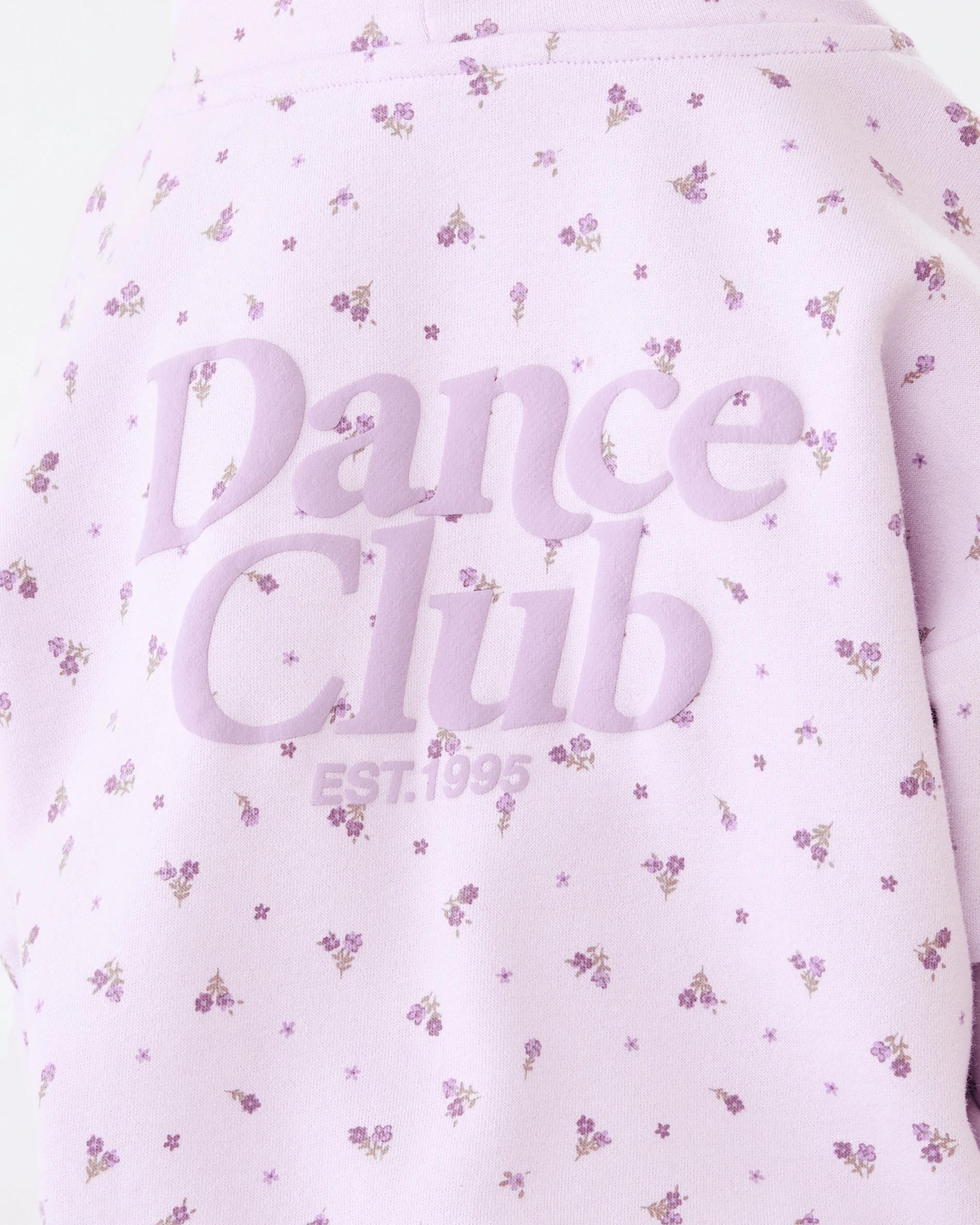 6 Oversized All Over Print Hoodie Pur Slogan, 6 of 8