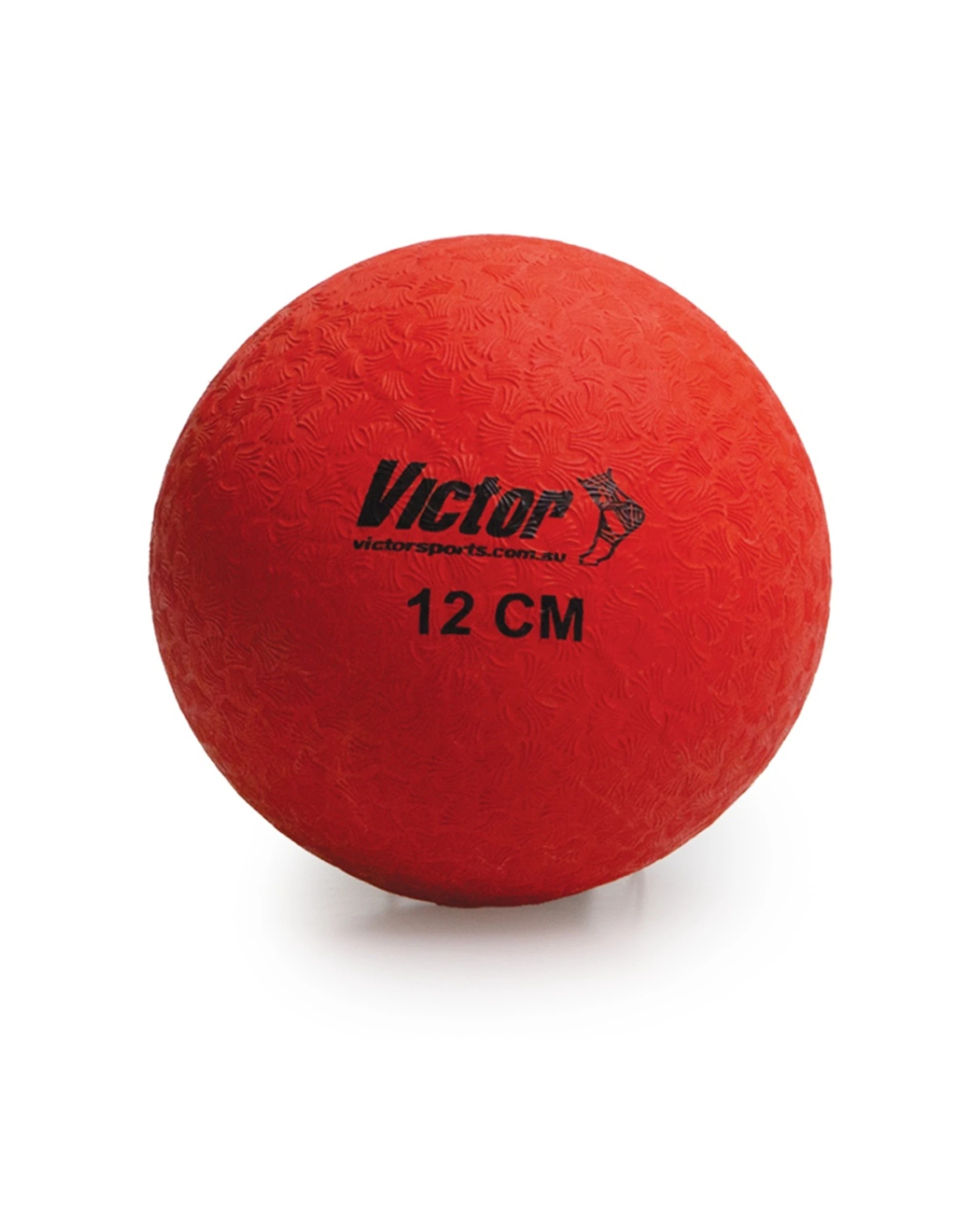 1 Victor Sports Playball Rubber Durable Bounce Ball Active Play 12cm - Red, 1 of 1