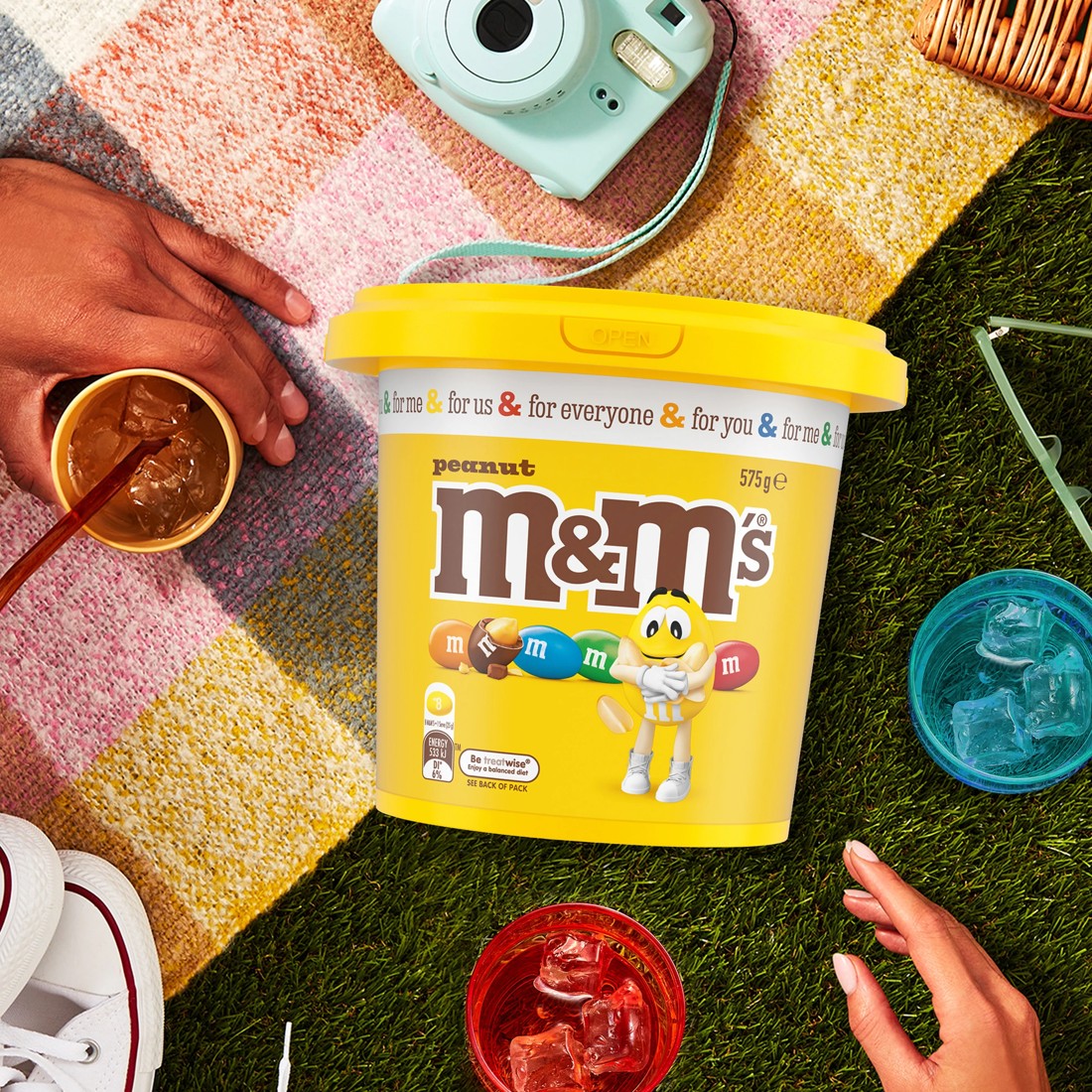 4 M&M's Peanut Party Bucket 575g, 4 of 6