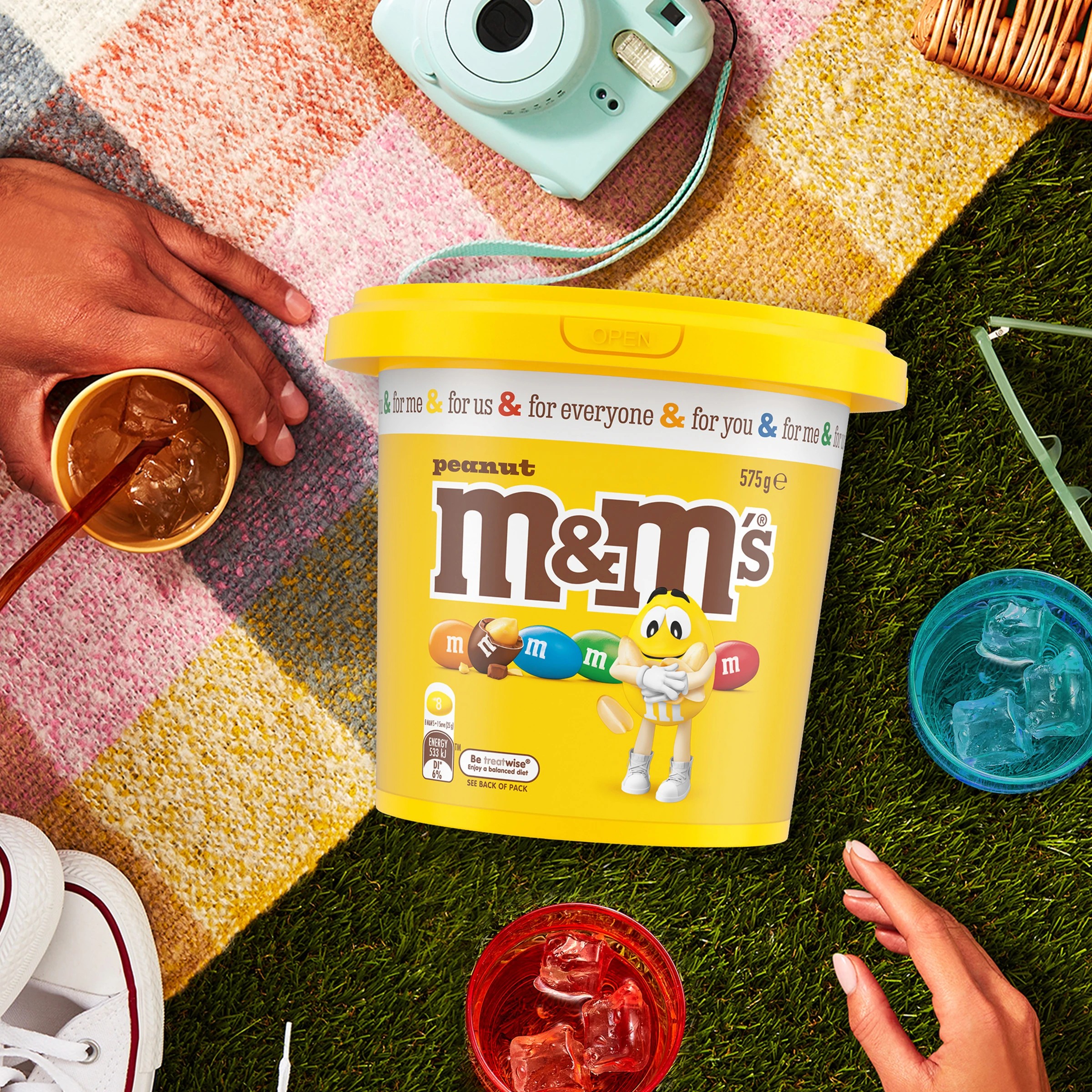 4 M&M's Peanut Party Bucket 575g, 4 of 6