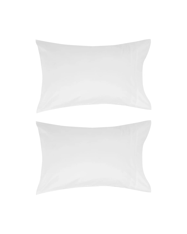 2 Pack 500 Thread Count Cotton Standard Pillowcases - W