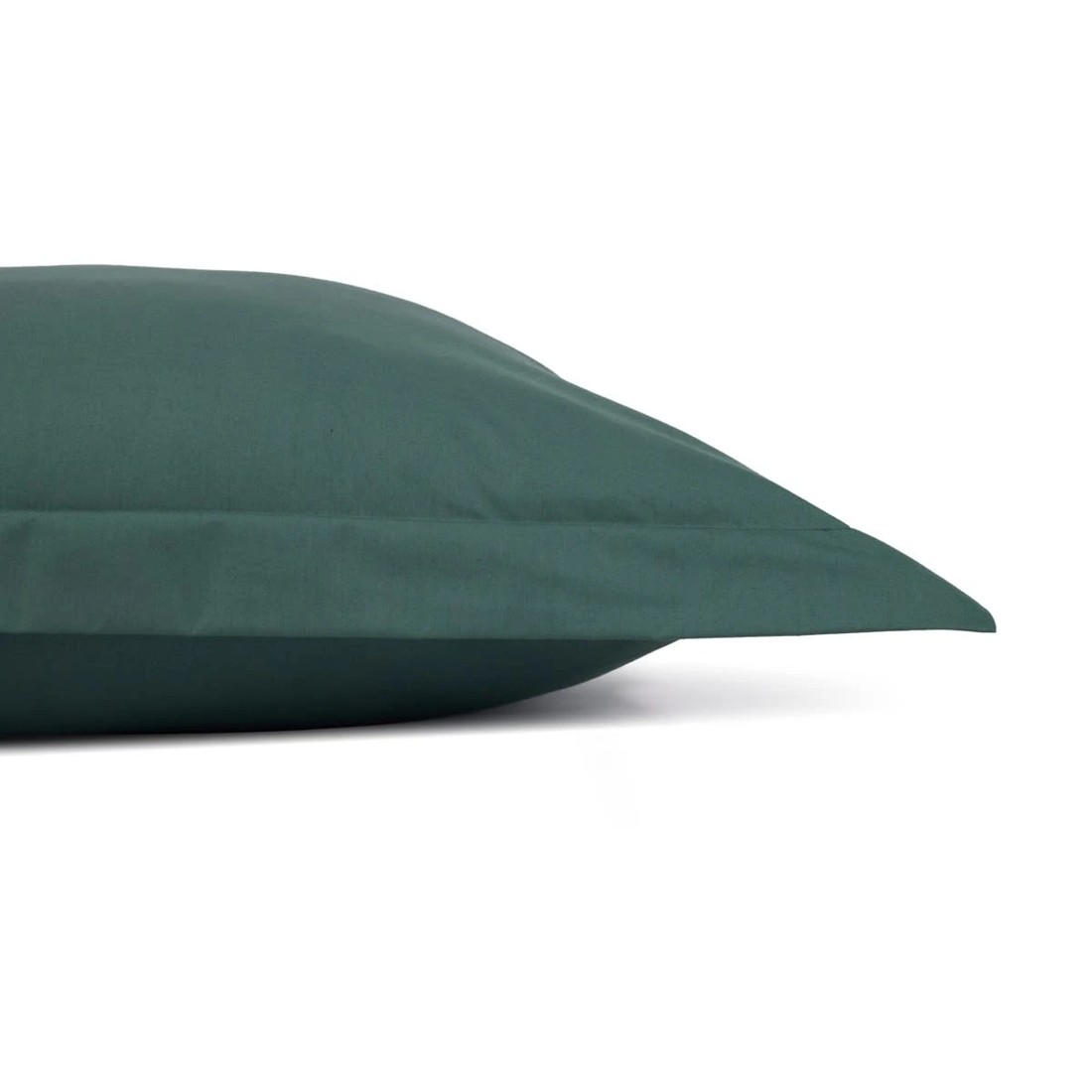 4 250 Thread Count Cotton Rich European Pillowcase - Teal, 4 of 5