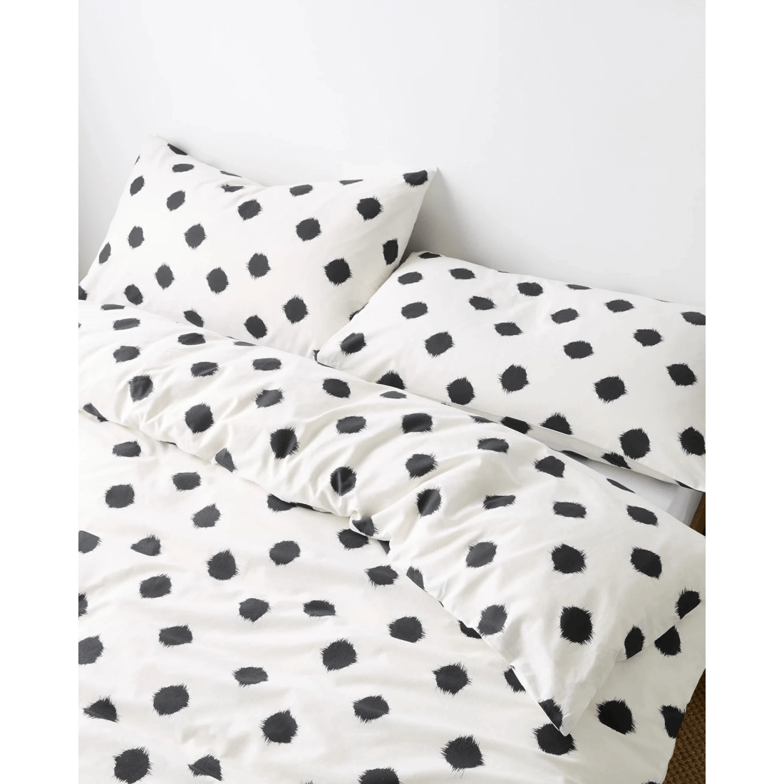 2 Target Dottie Ikat Australian Cotton Quilt Cover Set - Grey, 2 of 3