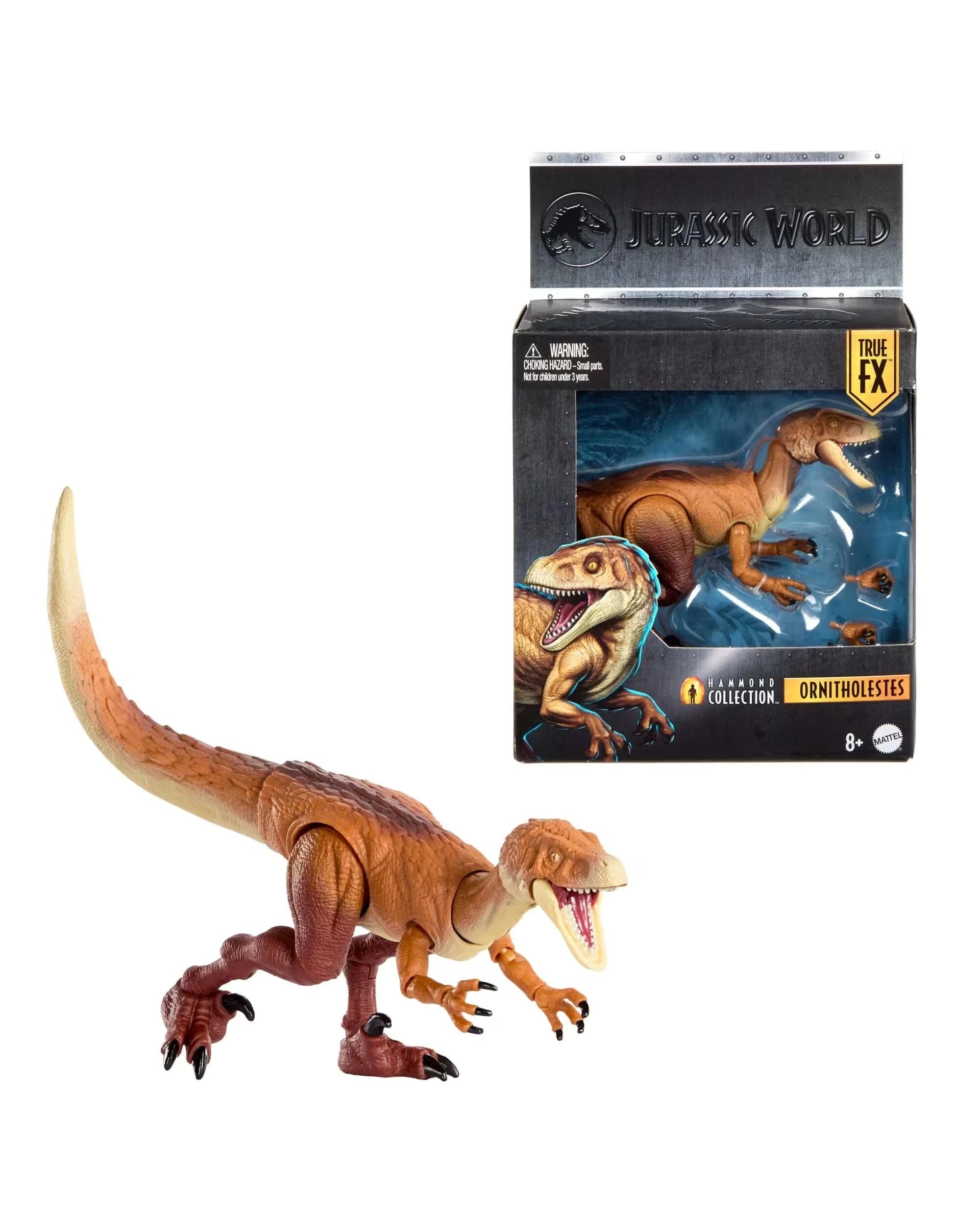 1 Jurassic World Hammond Collection Ornitholestes Dinosaur Action Figure, 1 of 6
