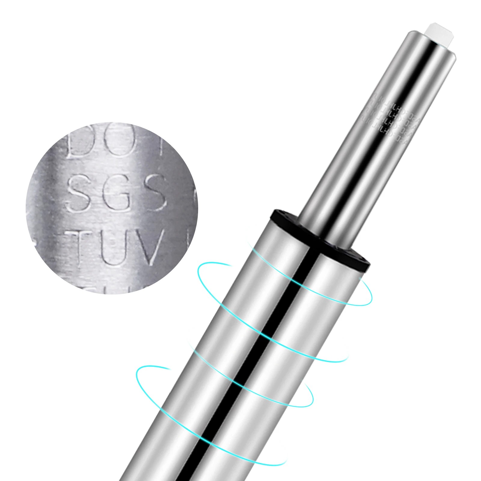 4 Alfordson Office Chair Executive Computer Gaming Racer Fabric Work Seat - Black, 4 of 10