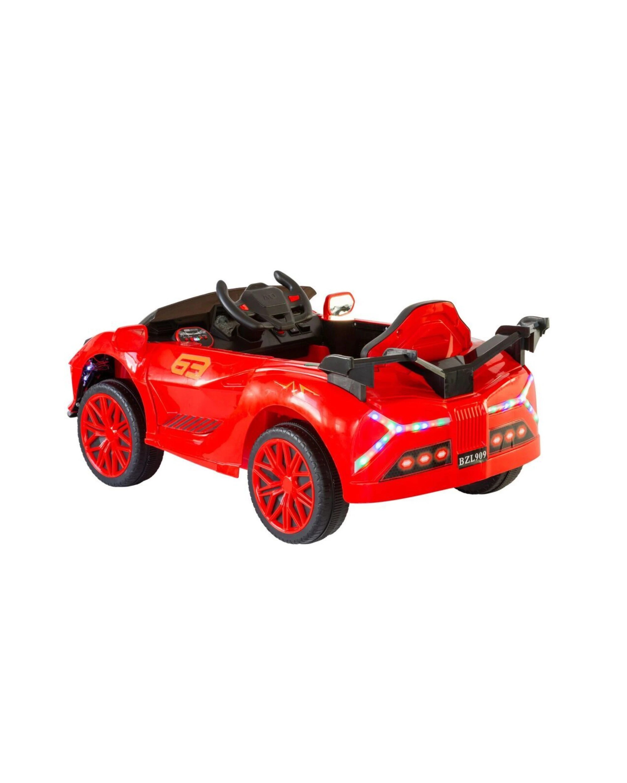 3 Lenoxx Ferrari Inspired 12V Ride-on Electric Car with Remote Control - Red, 3 of 10