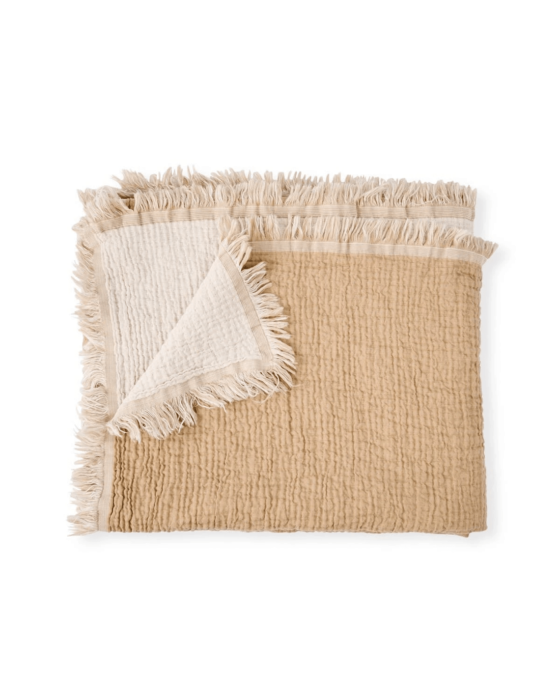 4 Reversible Muslin Throw - Lark, 4 of 6