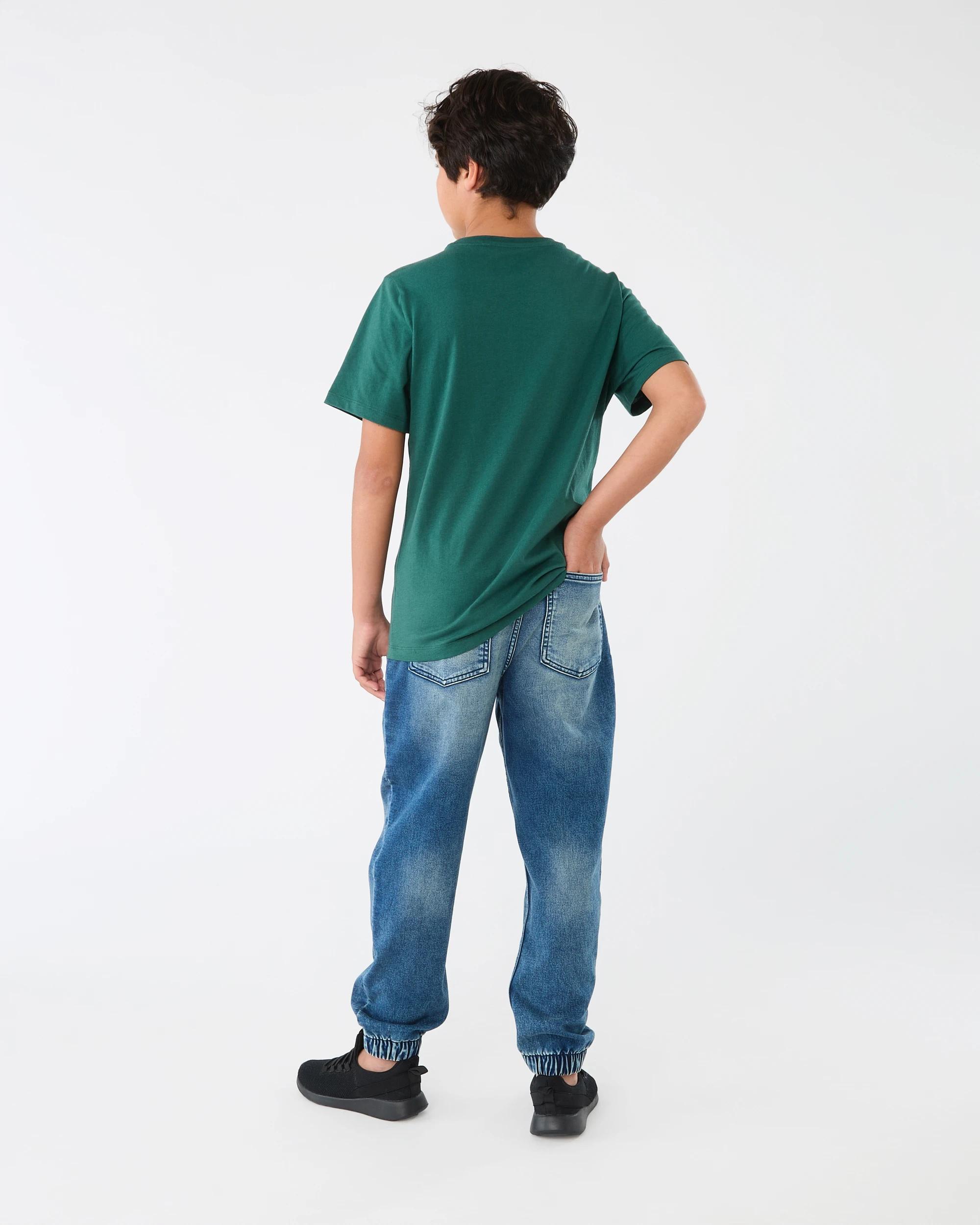 3 Short Sleeve Print T-shirt Grn Varsit, 3 of 7