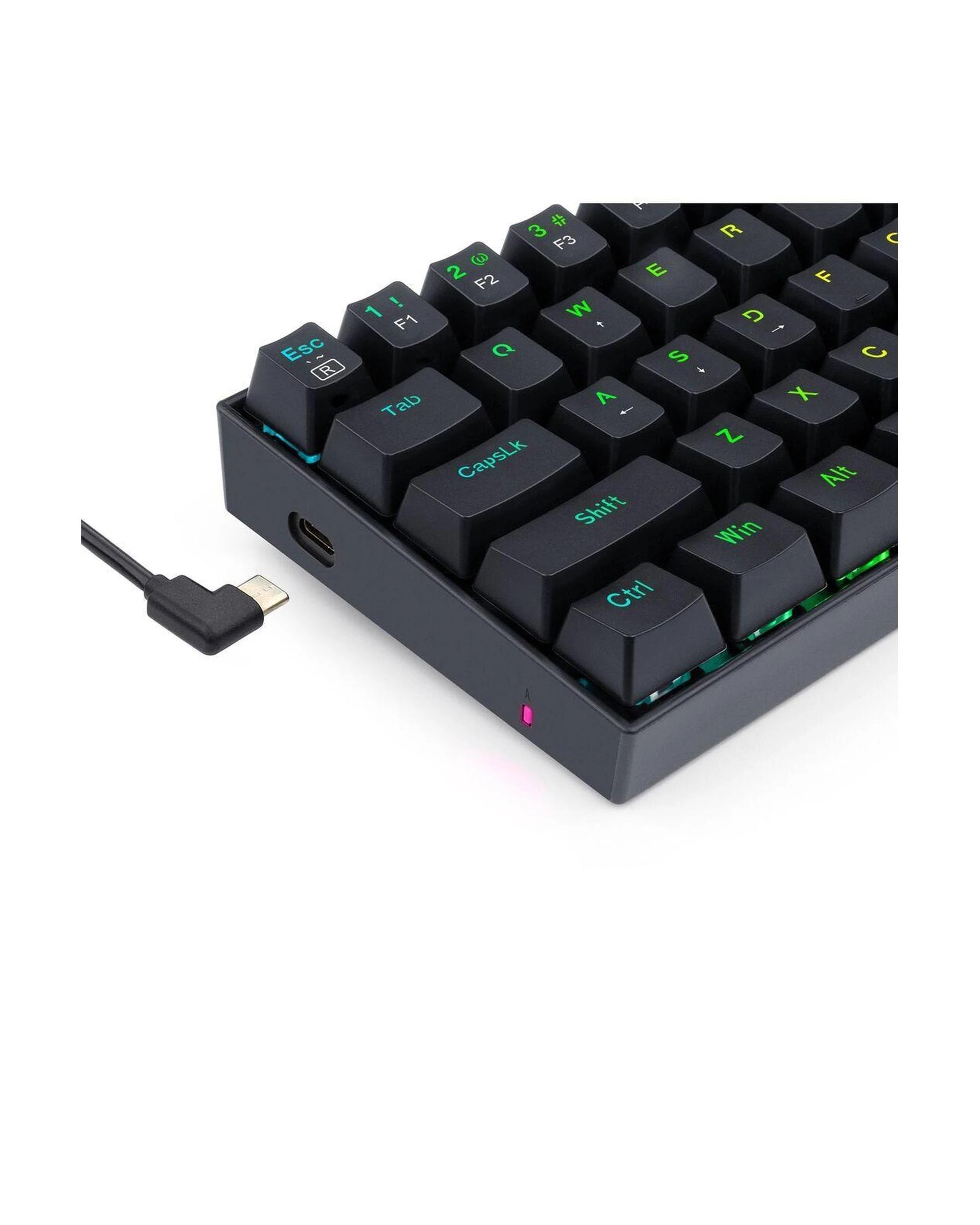 8 Redragon K630RGB Dragonborn Black 65% Mechanical RGB Gaming Keyboard, 8 of 9