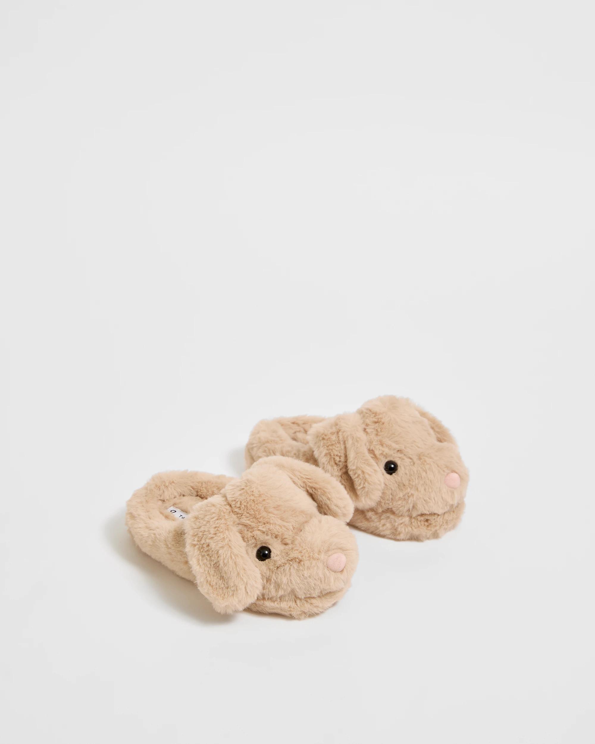 3 Target Kids Novelty Dog Slipper Boots BROWN, 3 of 3