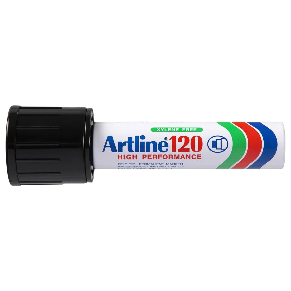 4 Artline 120 Permanent Marker Black, 4 of 5