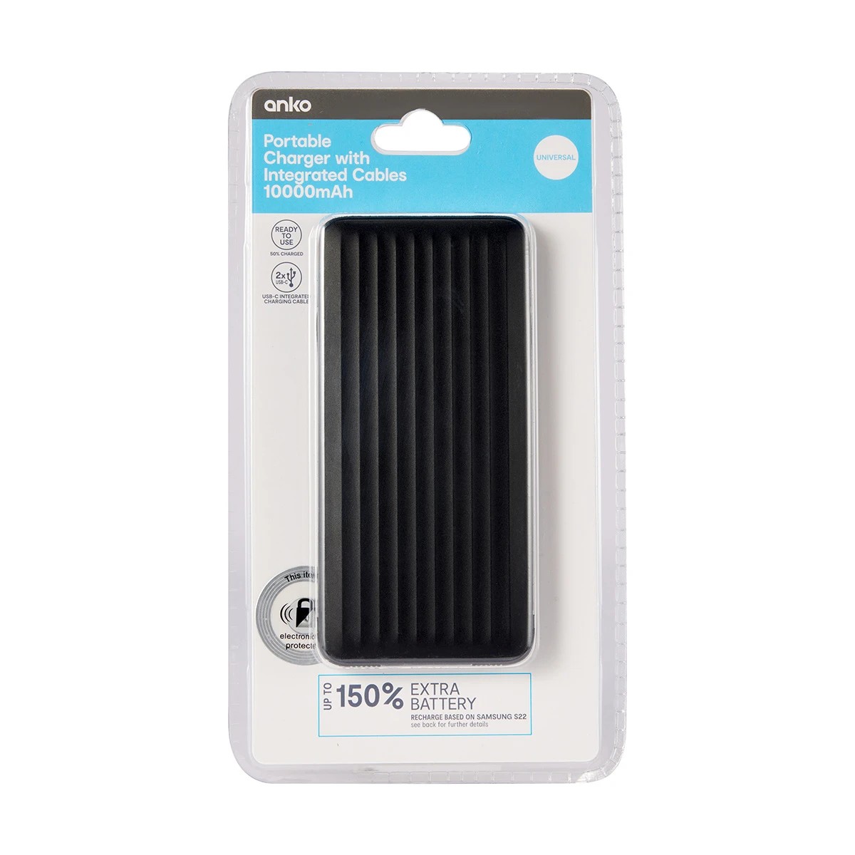 8 Portable Charger USB-C 10000 mAh - Black, 8 of 9