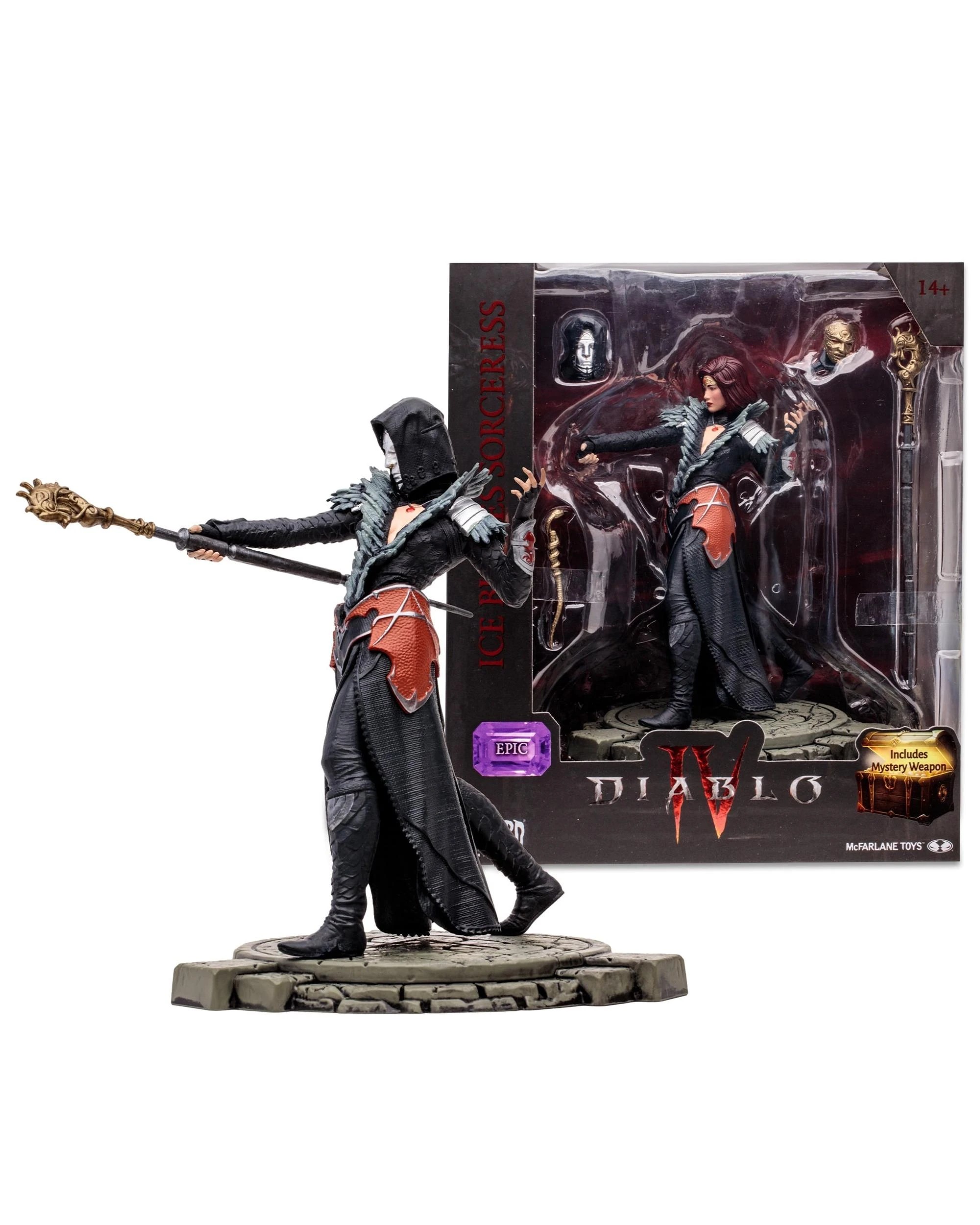 1 Diablo IV Ice Blades Sorceress - Epic -  1:12 Scale Posed Figure, 1 of 10