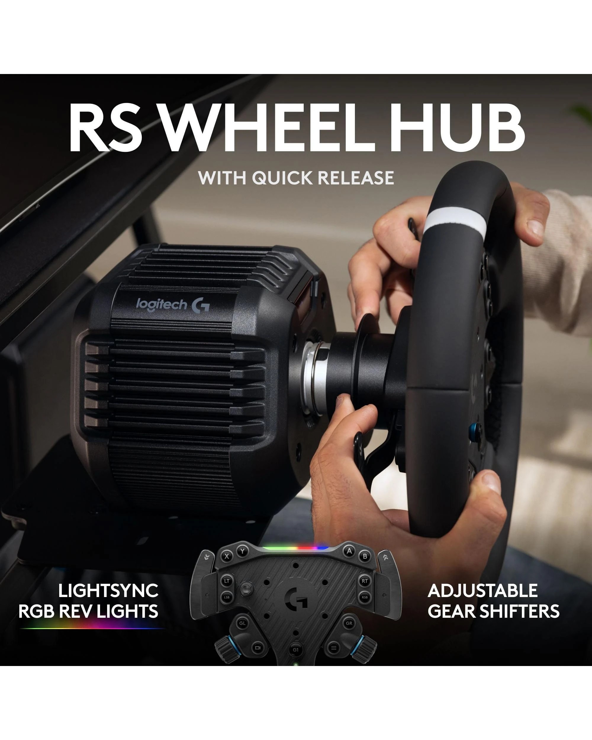 7 Logitech G RS50 System - Playstation / PC - Black, 7 of 10