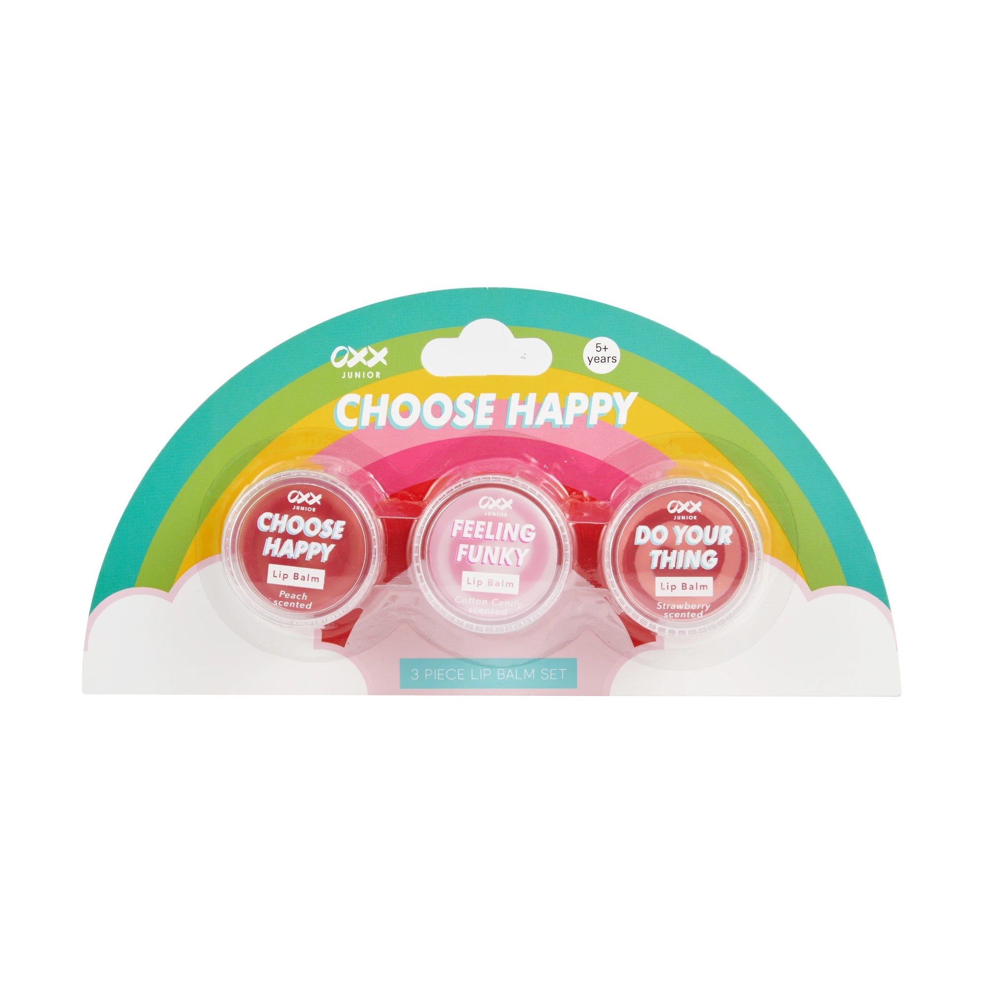 1 OXX Junior 3 Piece Lip Balm Set - Choose Happy, 1 of 6