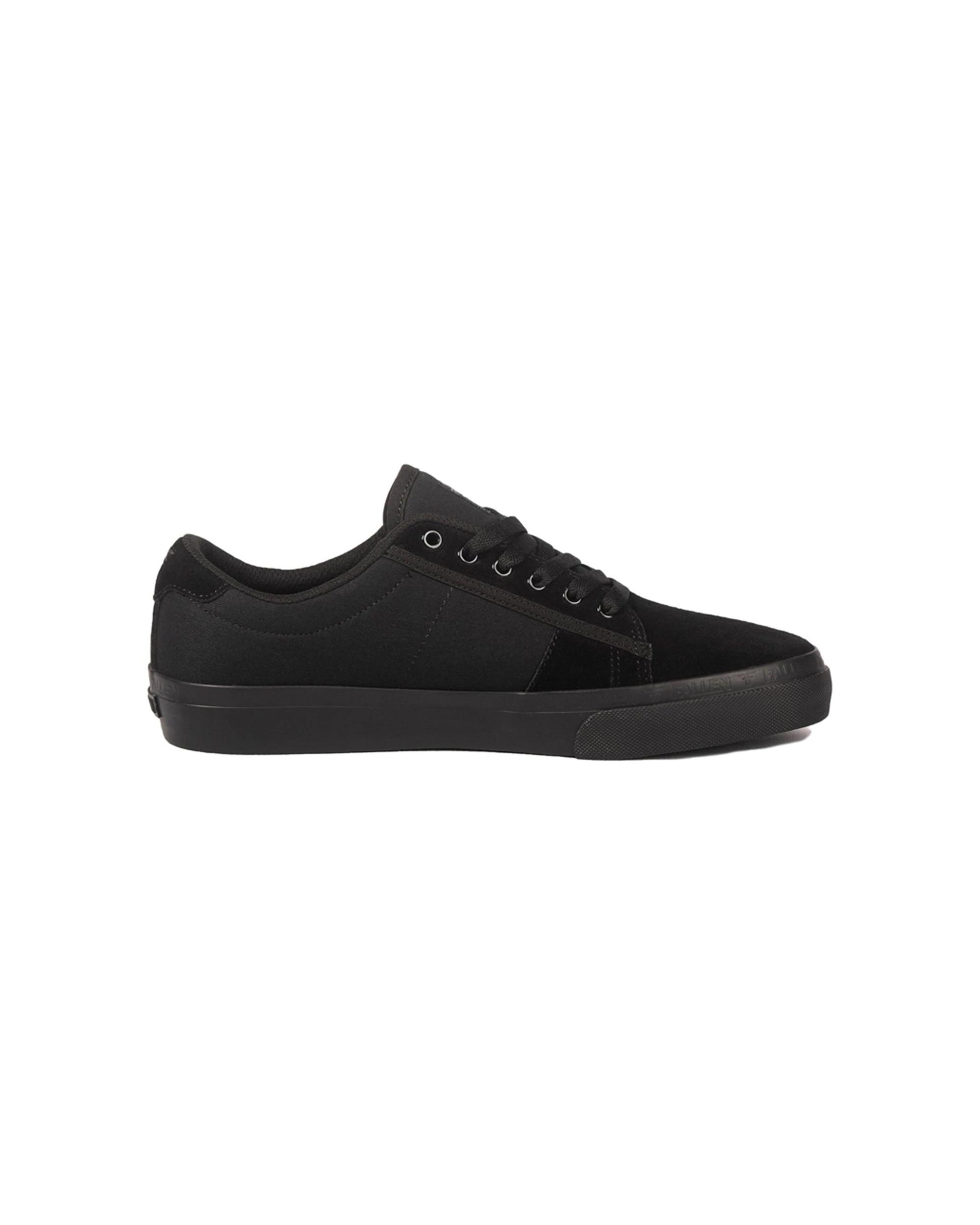 4 Fallen Footwear Men Bomber Impact Foam Skate Sneaker Suede Cotton BLACK, 4 of 6