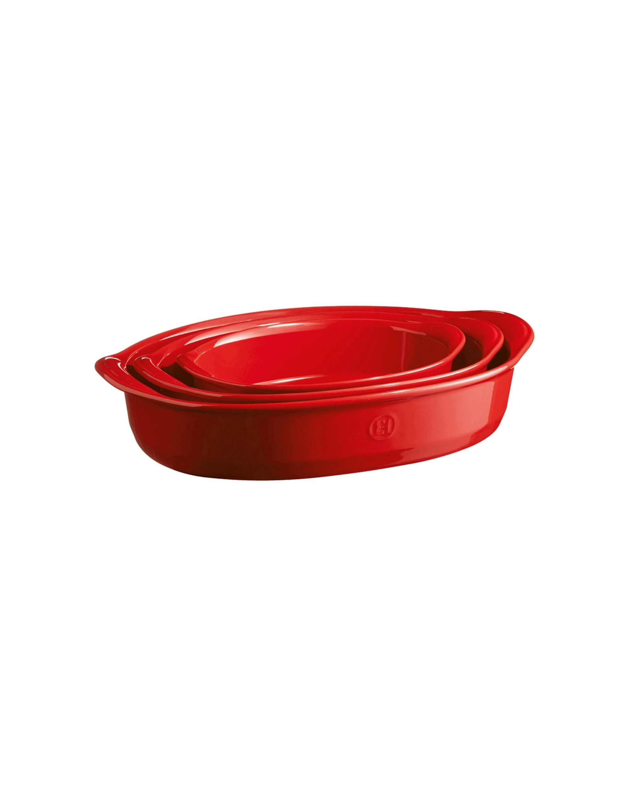 5 Emile Henry Ceramic Oven Baking Dish Oval Medium 29cm - Burgundy, 5 of 7