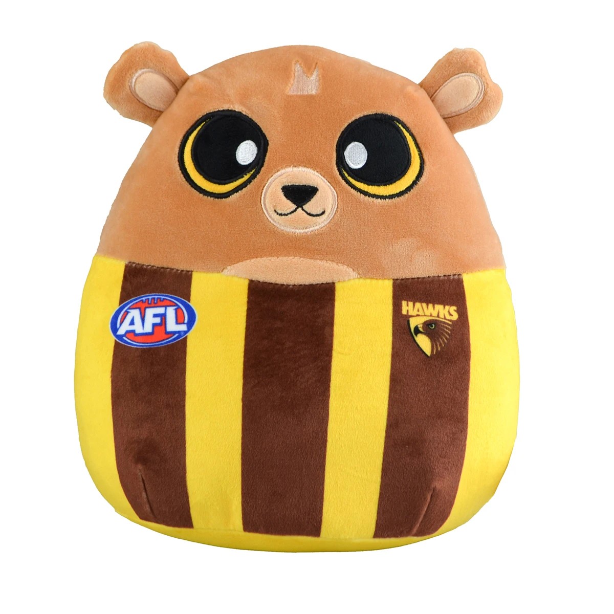 1 AFL Squidglys Hawthorn Plush Toy, 1 of 2