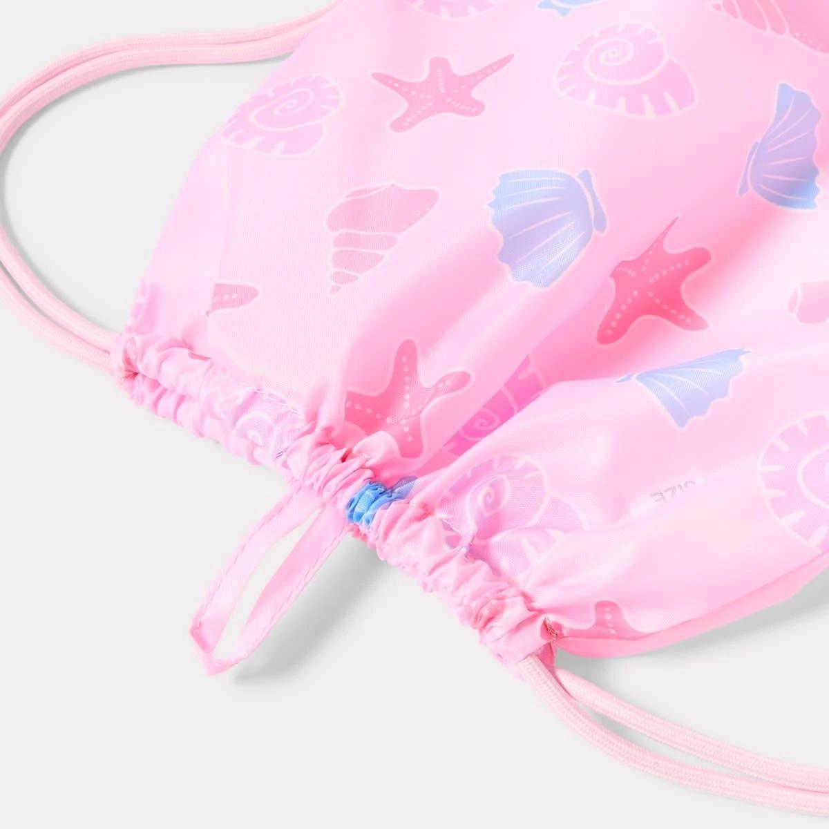 3 Drawstring Bag PINK SEA SHELL, 3 of 4