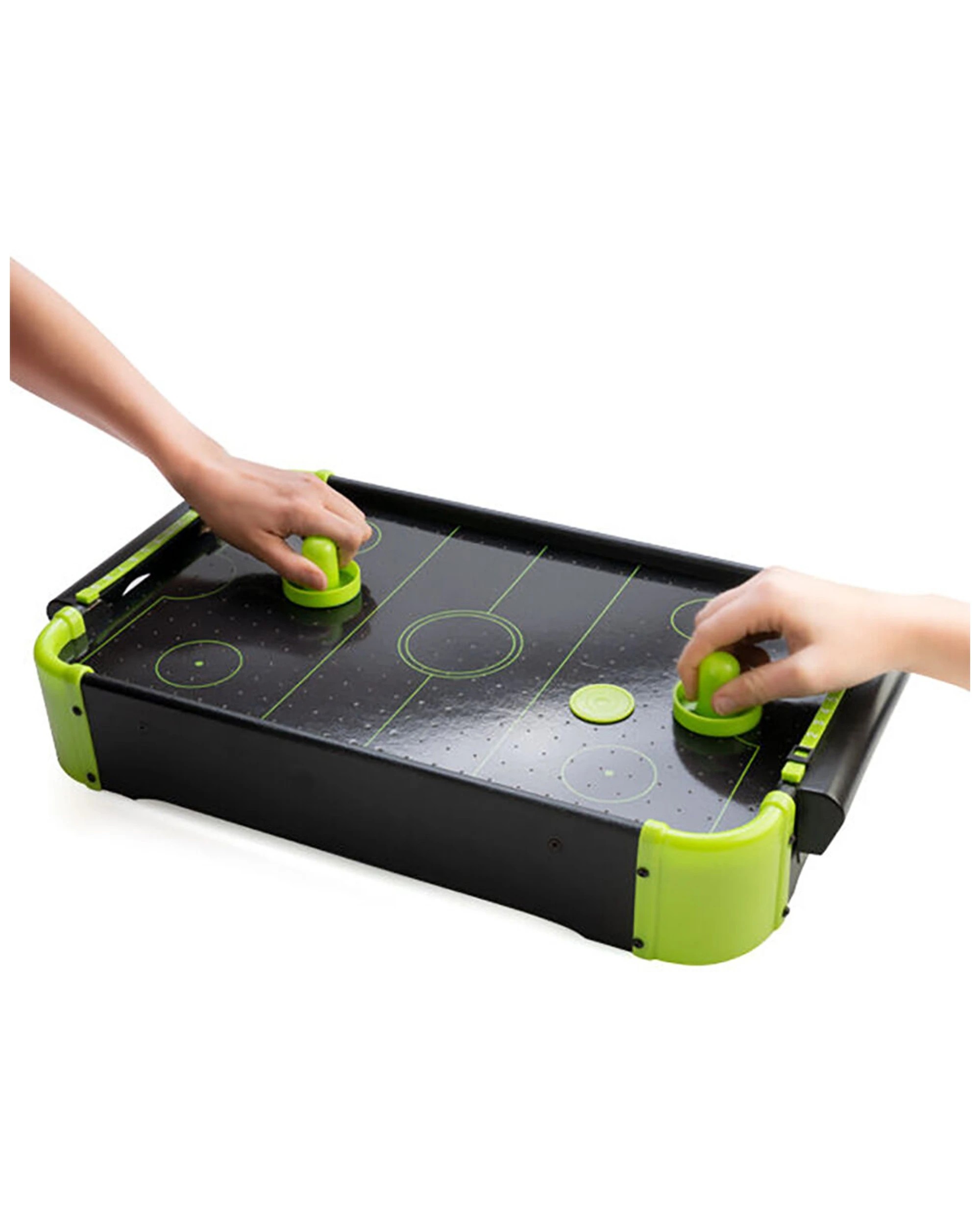 3 MDI Mini Table Glow In The Dark Desktop Air Hockey 55x31cm Battery Operated - Multi, 3 of 6