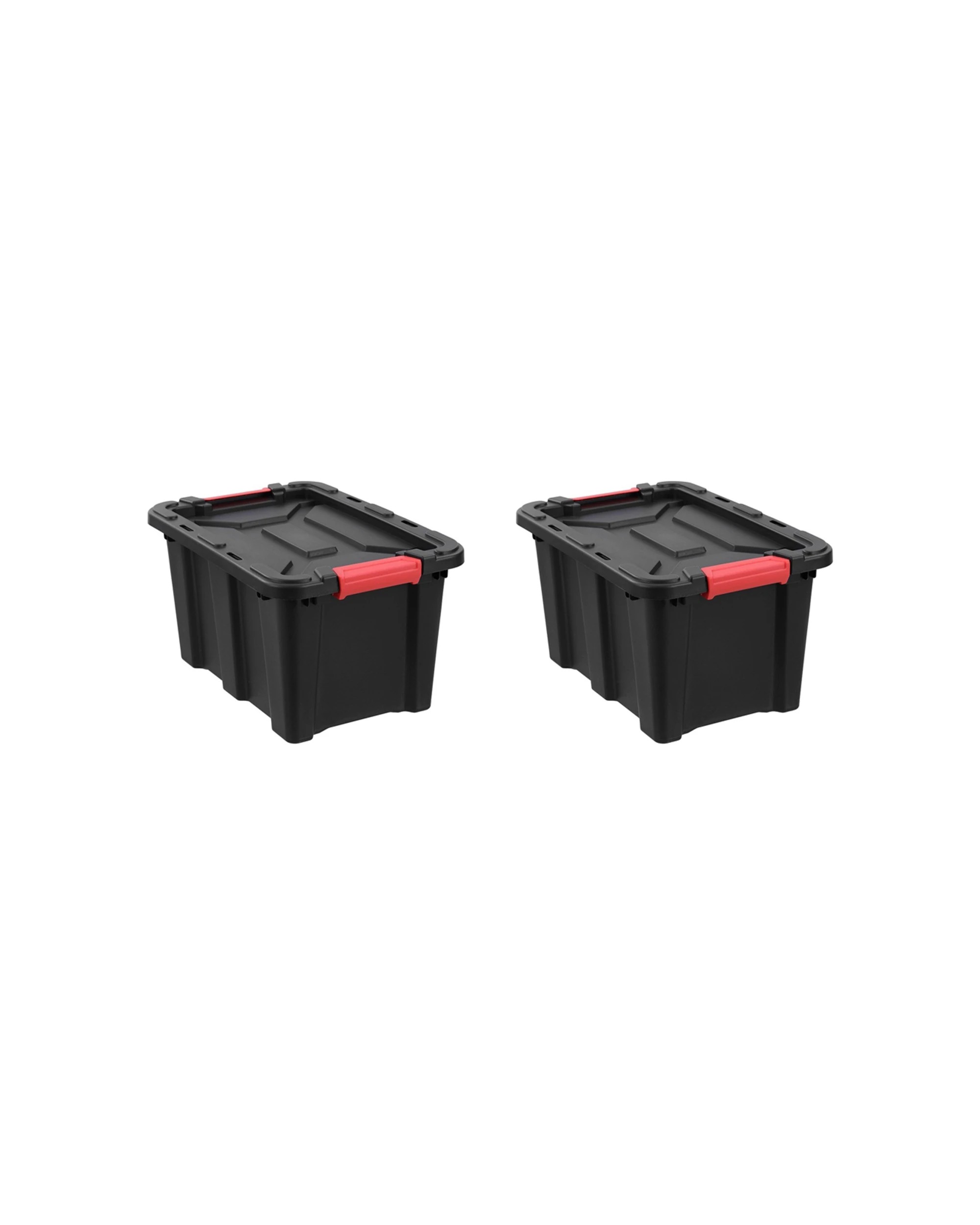 1 Boxsweden 2x Boxsweden Eco Heavy Duty 25L 47Cm Storage Box Lockable - Assorted, 1 of 6