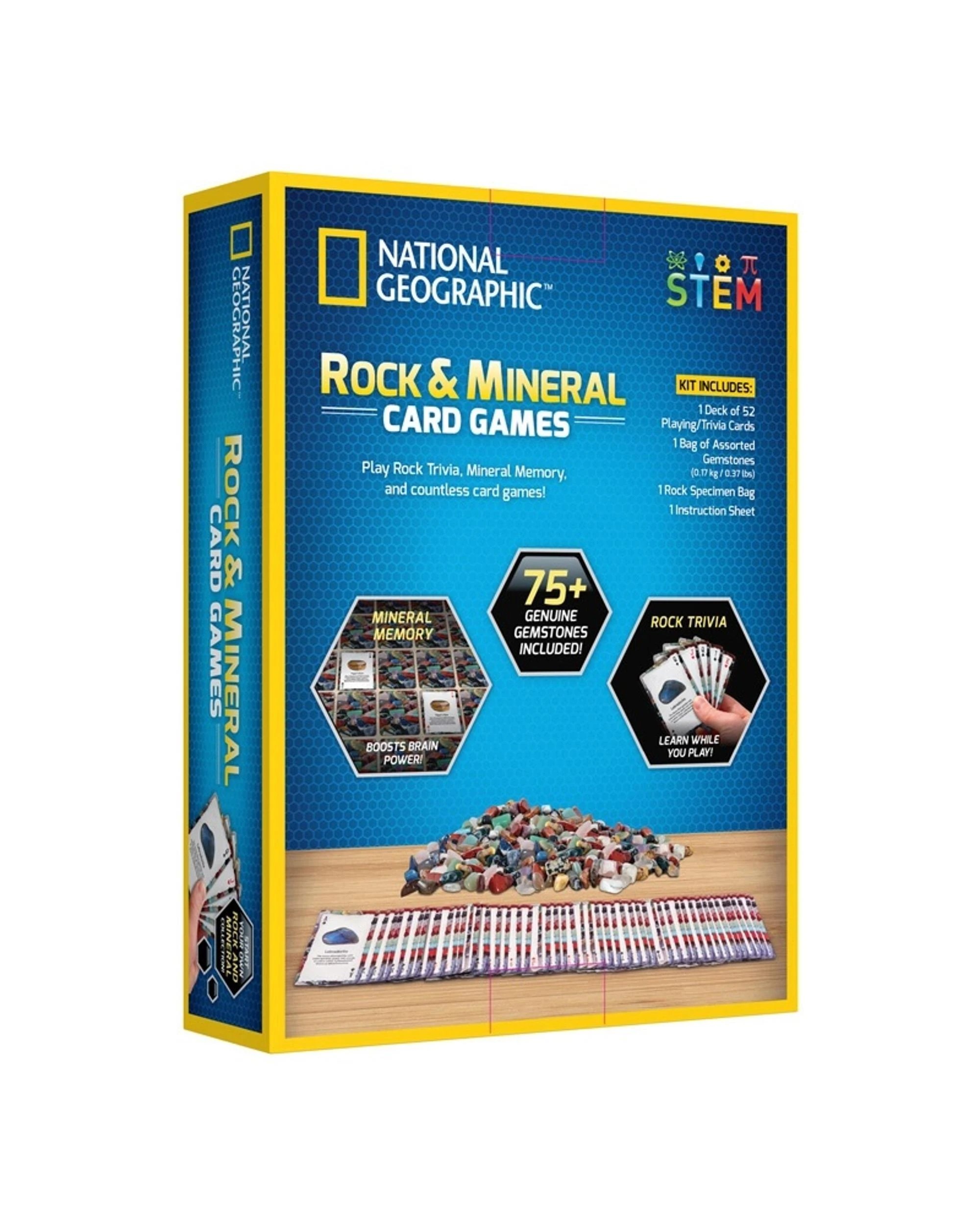 2 National Geographic Rock + Mineral Card Games Science Kit, 2 of 2