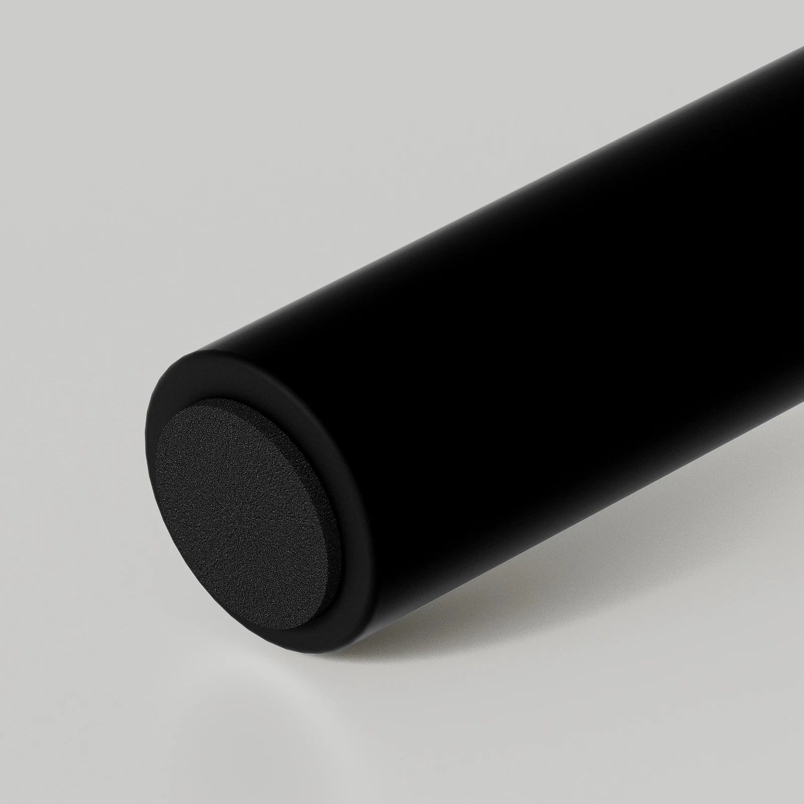 9 Alfordson Coffee Table Modern Round Table Sturdy Wooden Legs Living Room - Black, 9 of 10