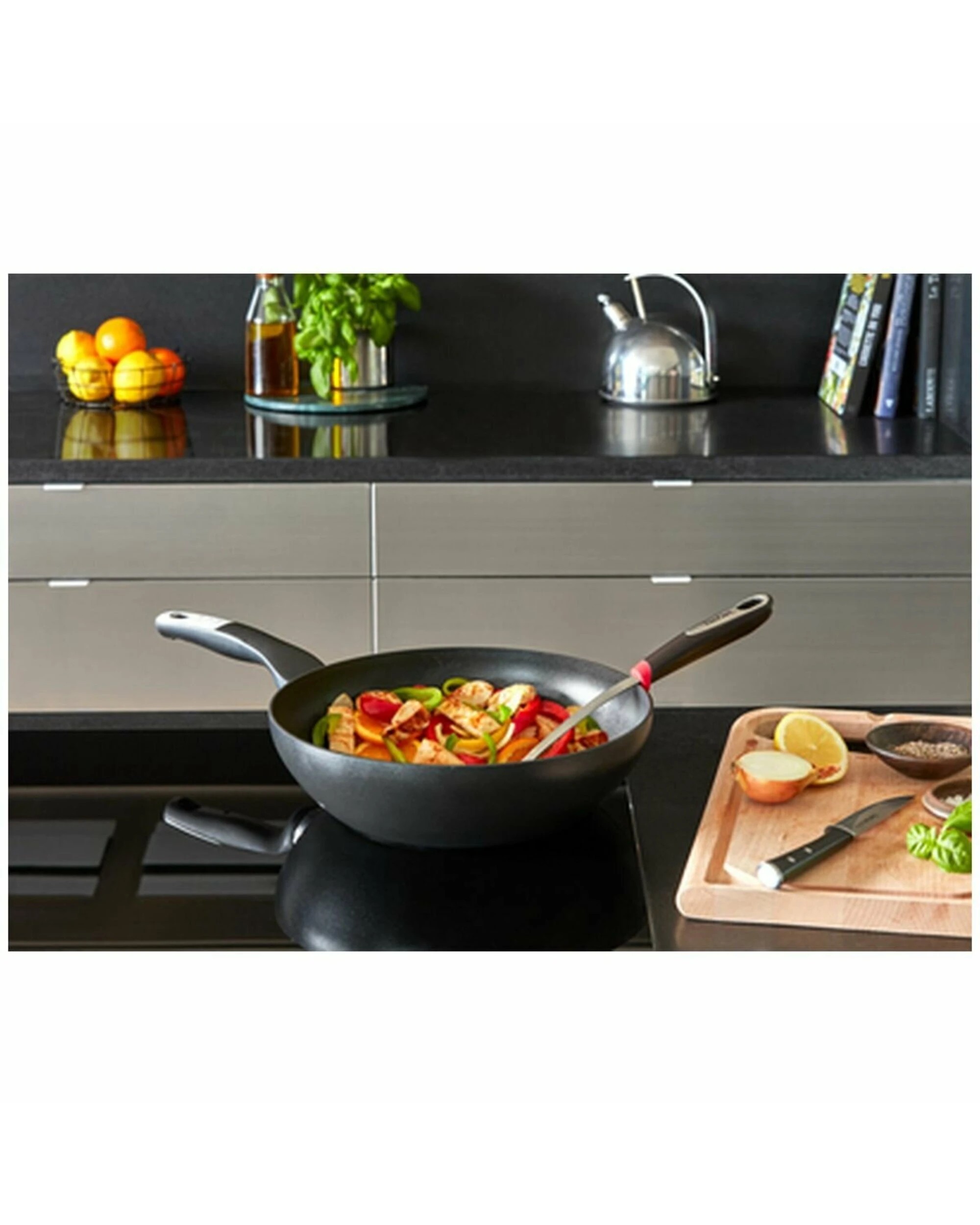 4 Tefal 28cm Unlimited Induction Non-Stick Wok, 4 of 4