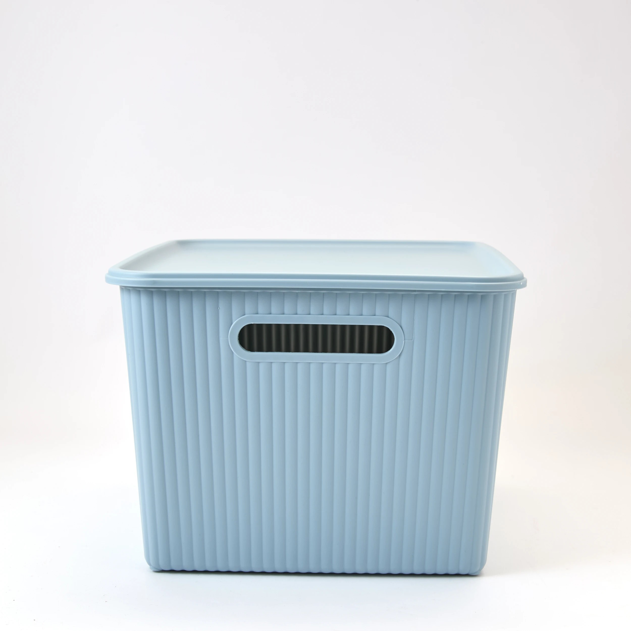 4 18L Ribbed Container - Blue, 4 of 10