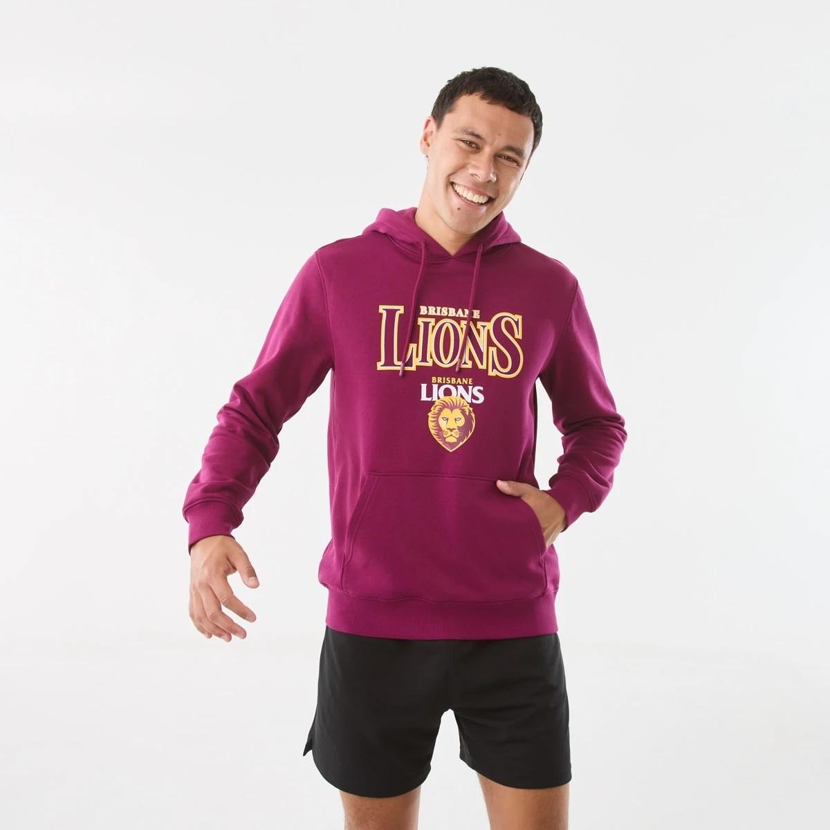 1 Official AFL Adult Hoodie Brisbane, 1 of 7