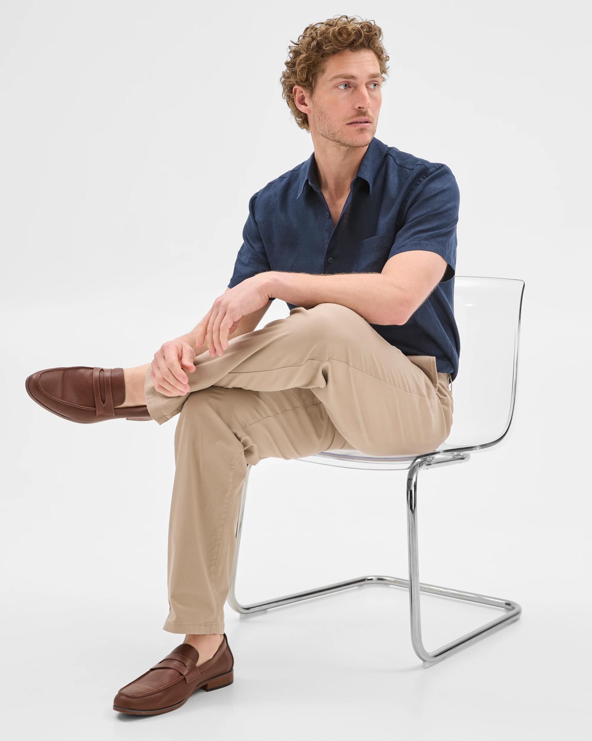 6 Target Australian Cotton Rich Relaxed Fit Chino Pants SAND, 6 of 6