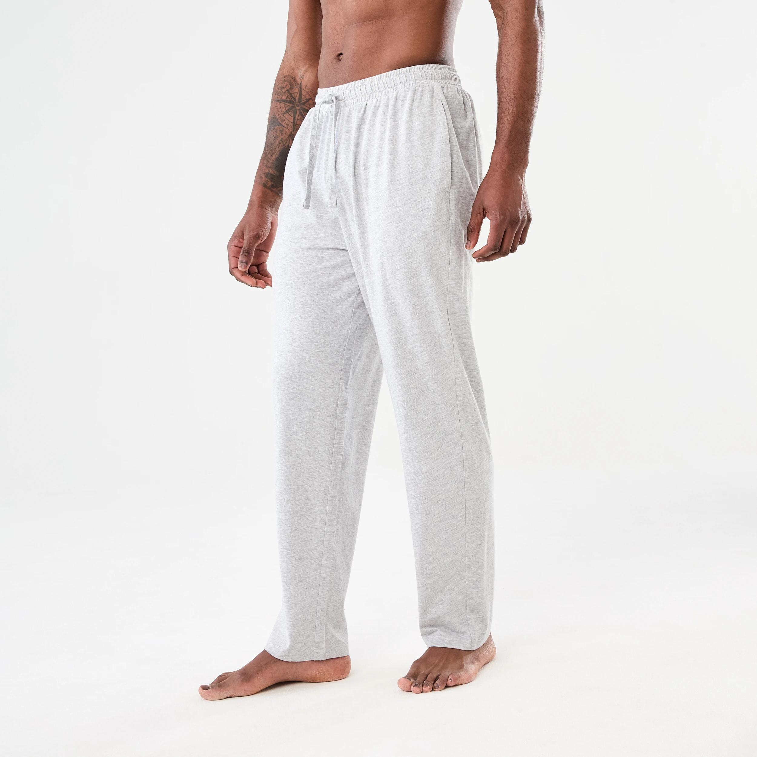 2 Cotton and Elastane Pants GREY MARLE PANT, 2 of 5