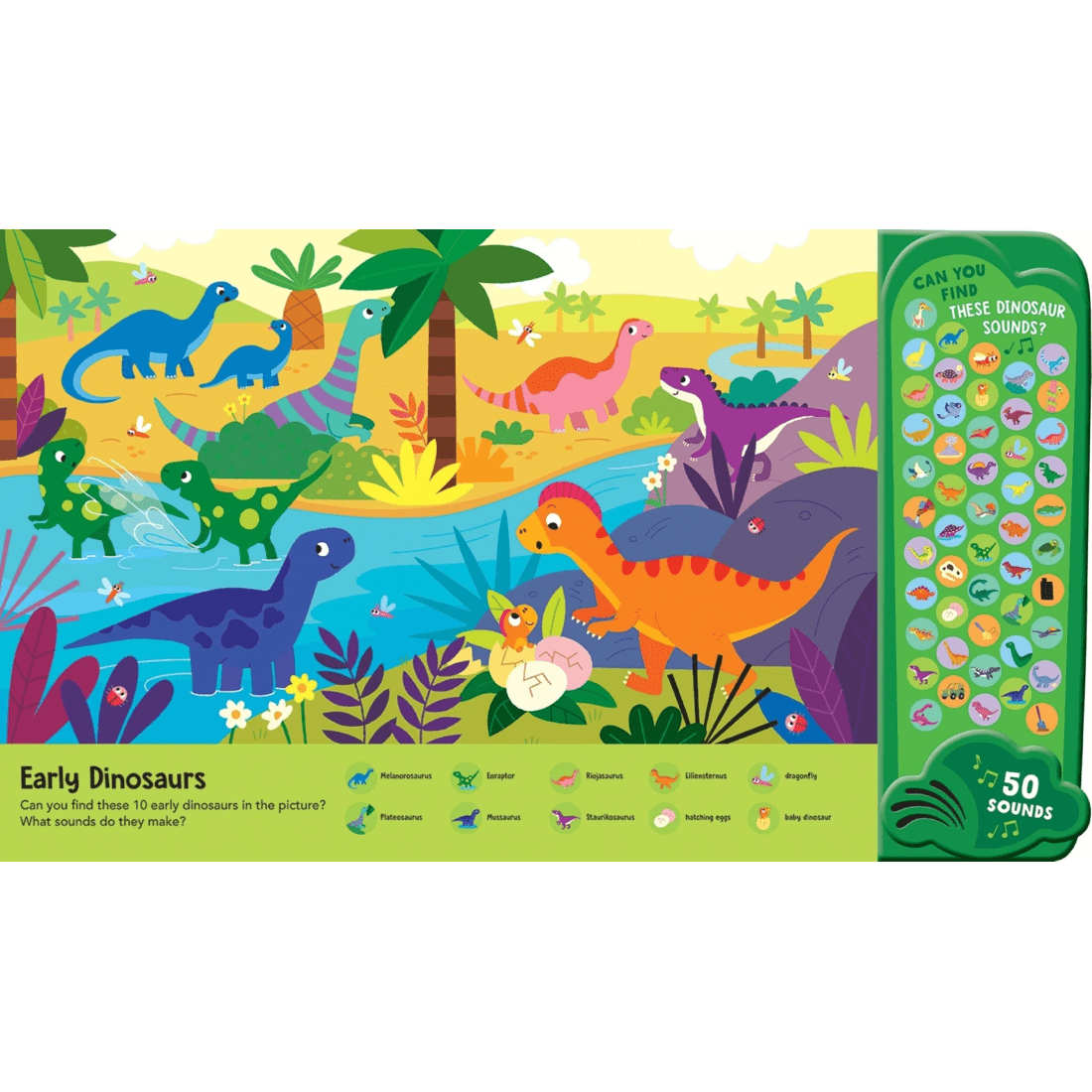 2 Look and Find: Dinosaurs by Samantha Meredith - Sound Book, 2 of 3