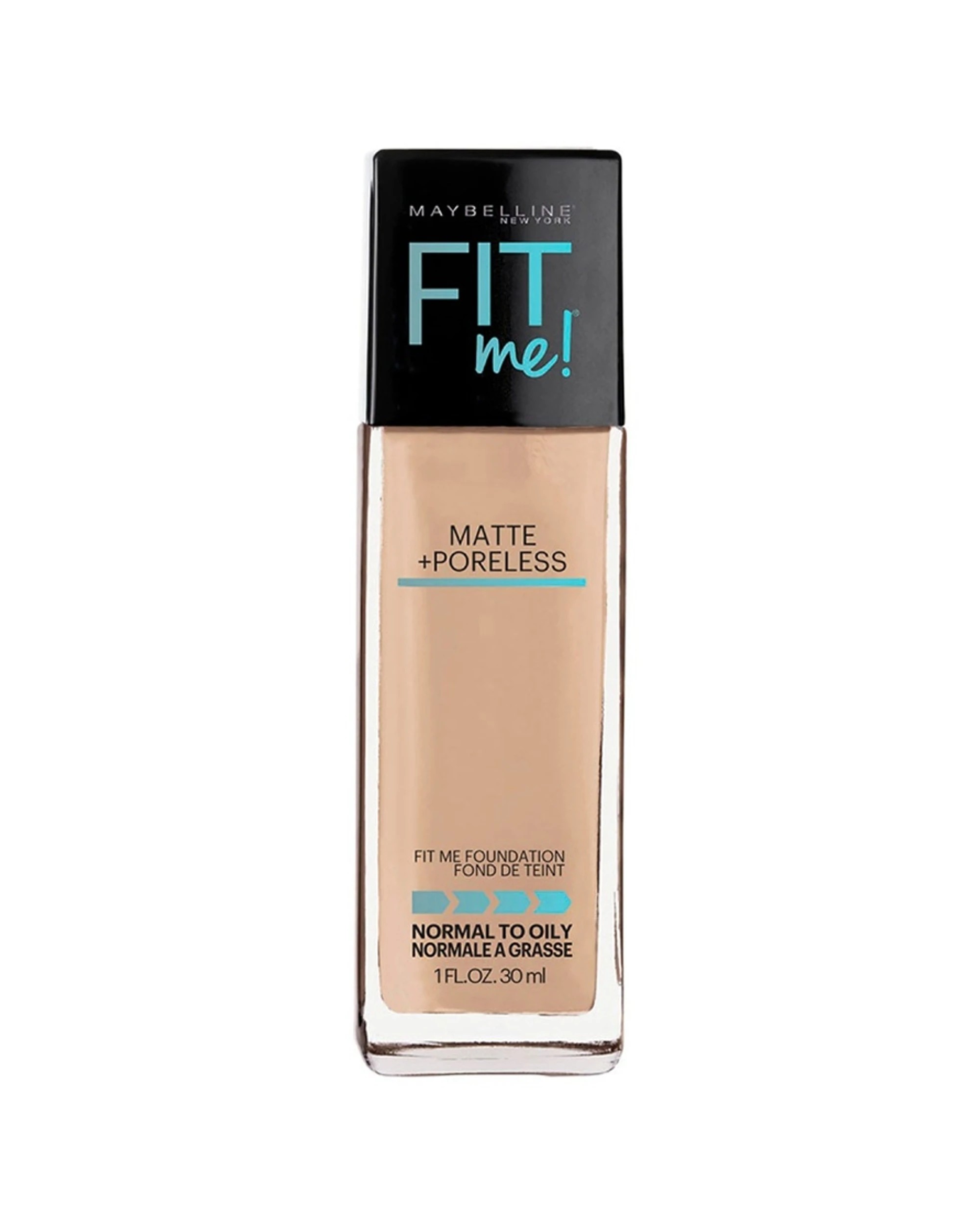 1 Maybelline Fit Me Matte & Poreless Mattifying Liquid Foundation - 118 Light Beige, 1 of 1