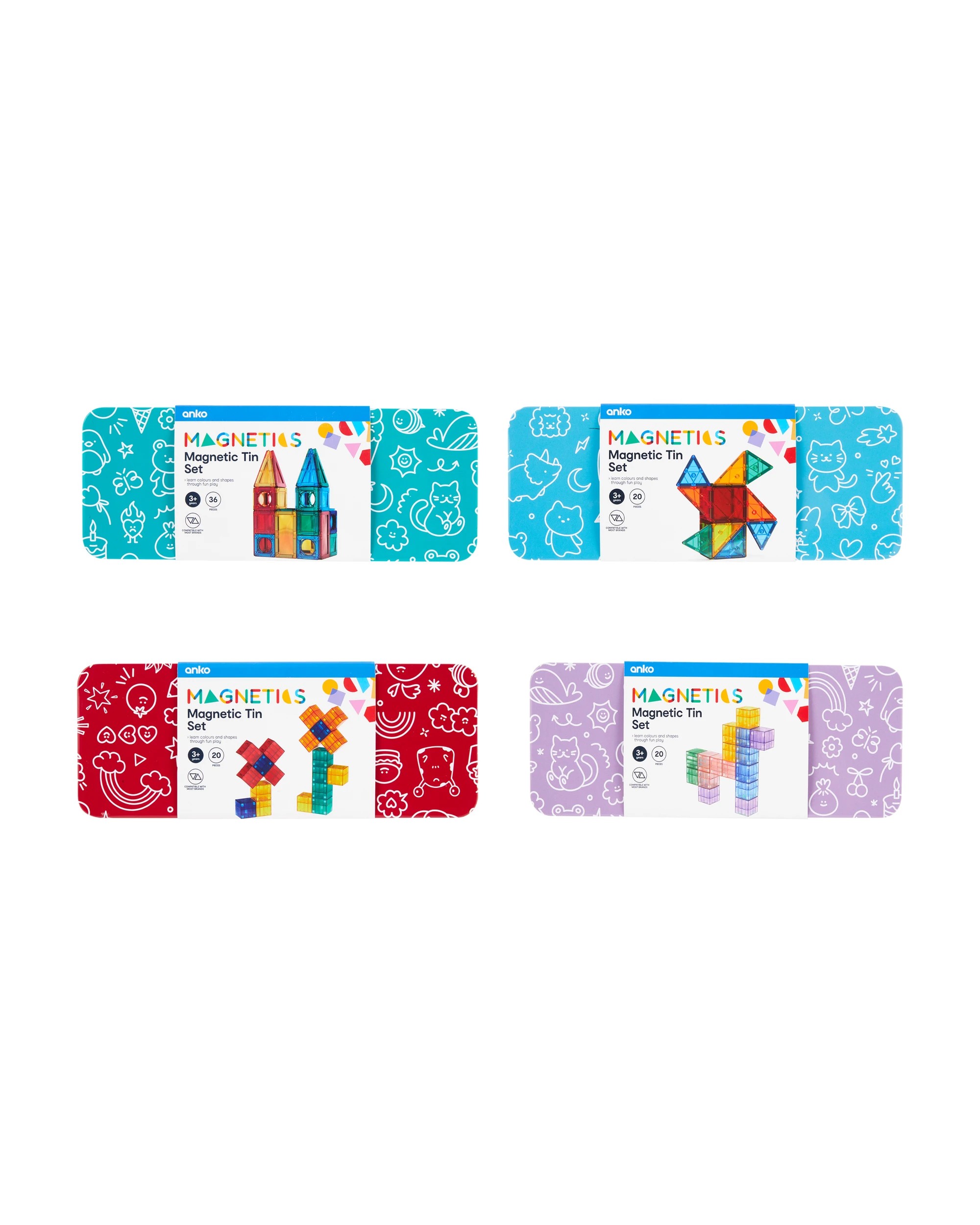 8 Magnetic Tin Set - Assorted, 8 of 9