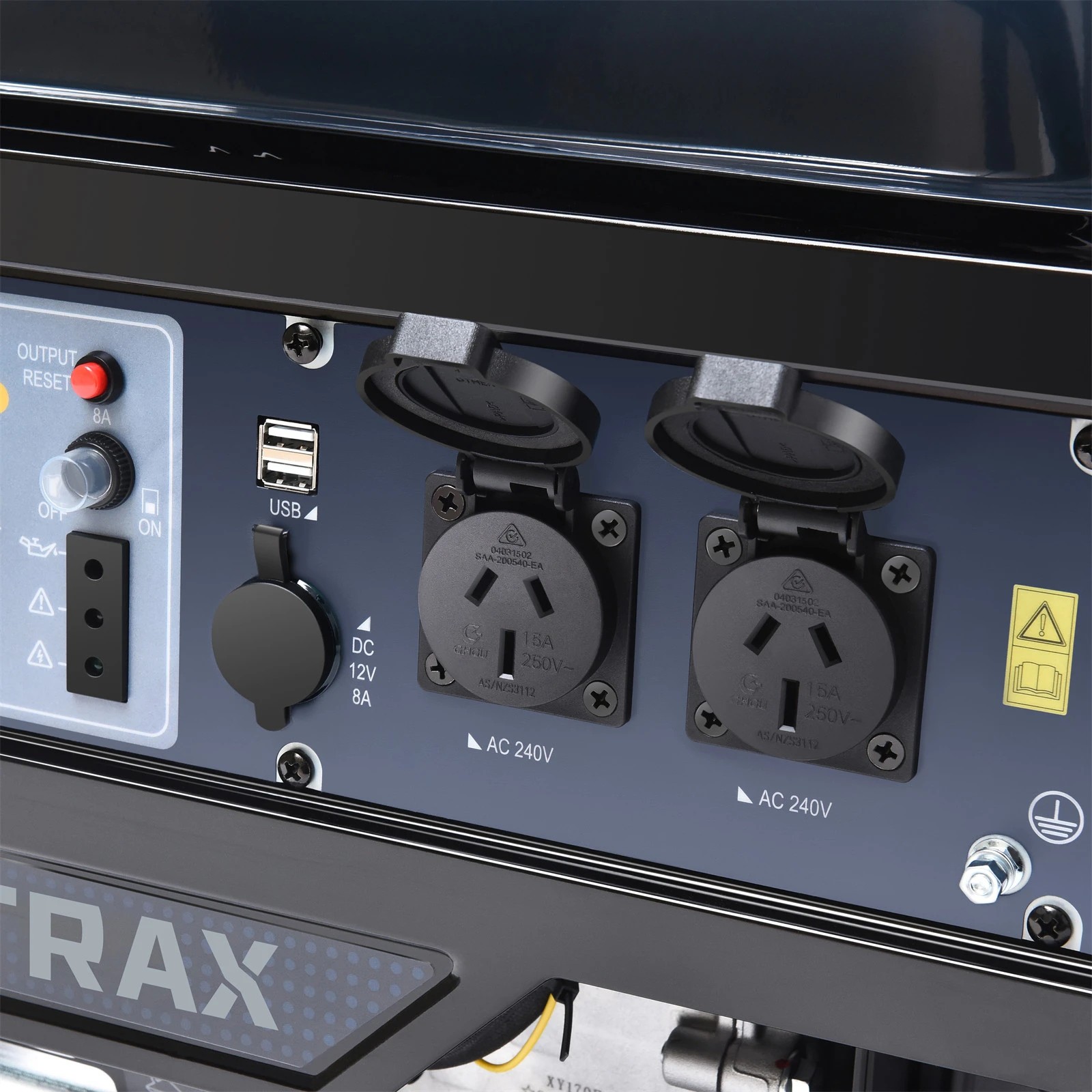3 GENTRAX G3500 3.5kW Max 3.0kW Rated Open Frame Inverter Generator, 12L Tank, Home & Worksite Backup, 3 of 10