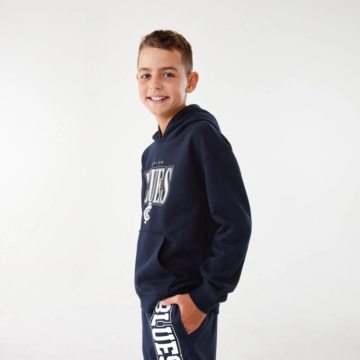 3 Official AFL Kids Hoodie Carlton, 3 of 10