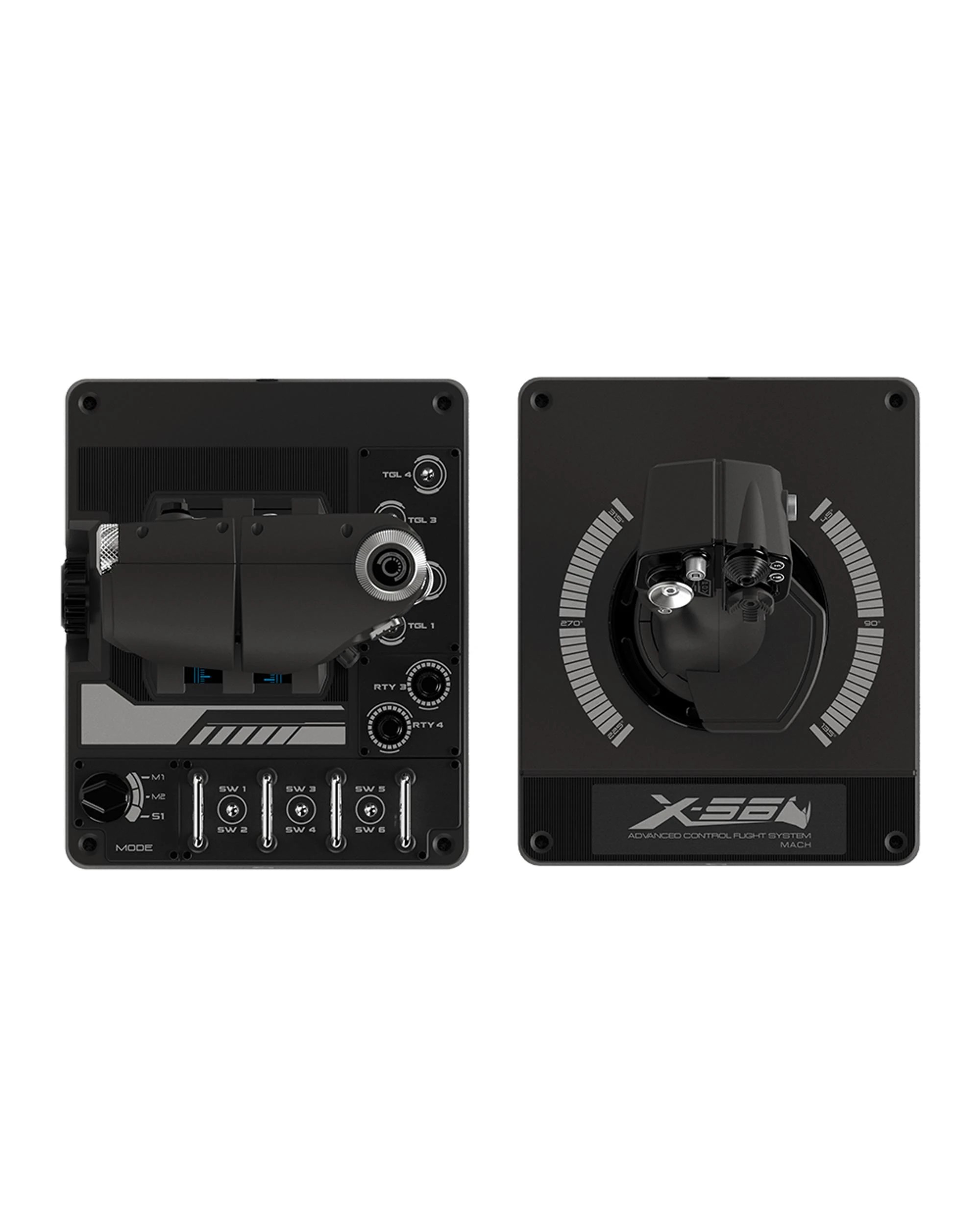 2 Logitech X56 H.O.T.A.S. Flight System - Black, 2 of 6