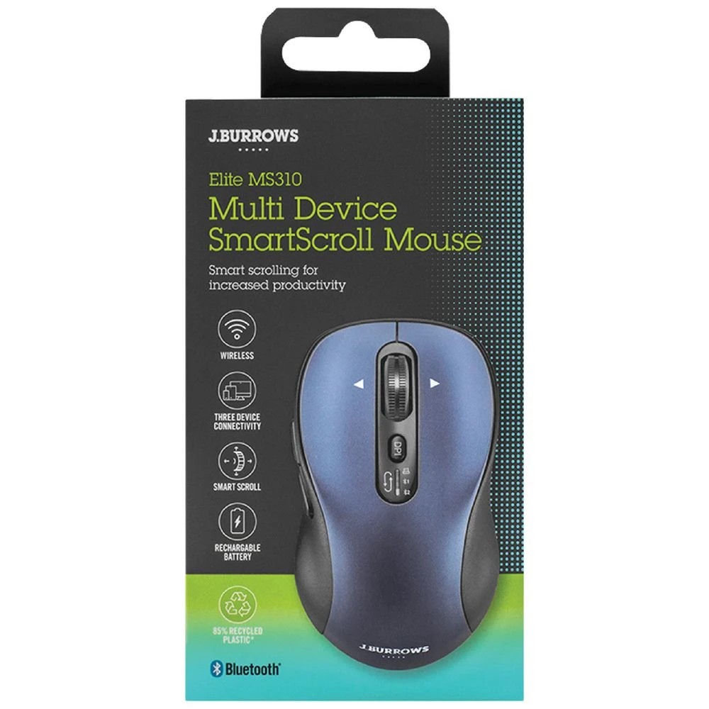 4 J.Burrows Elite MS310 Multi-device Wireless Mouse Black, 4 of 4