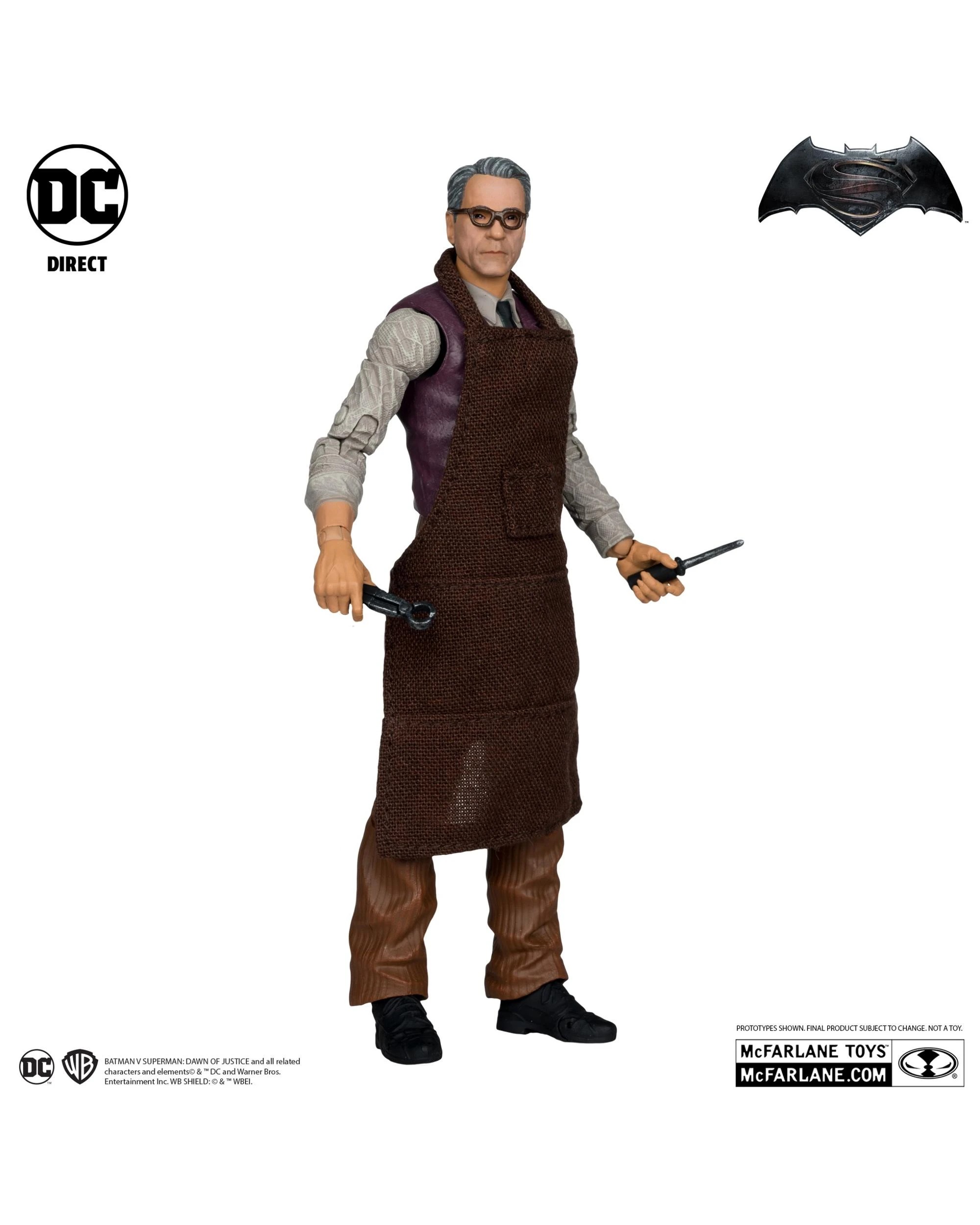 3 DC Multiverse Batman VS Superman Dawn of Justice Alfred Pennyworth 7 inch Figure, 3 of 9